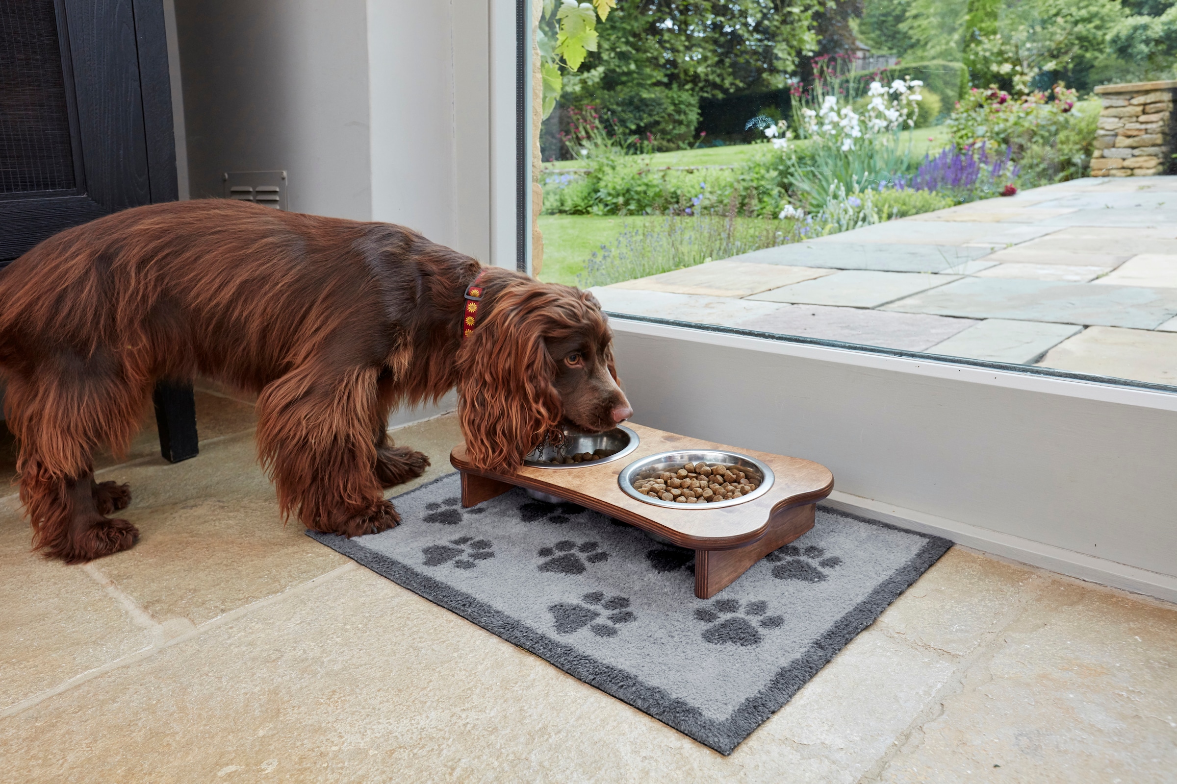 Turtle Mat Fußmatte »Paws Grey« rechteckig 9 mm Höhe