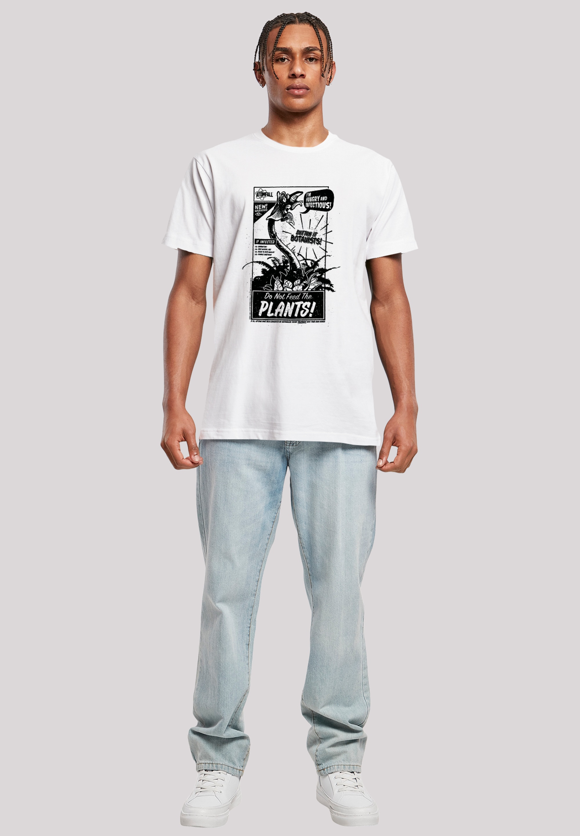 F4NT4STIC T-Shirt »Atomfall Do Not Feed The Plants!«, Premium Qualität