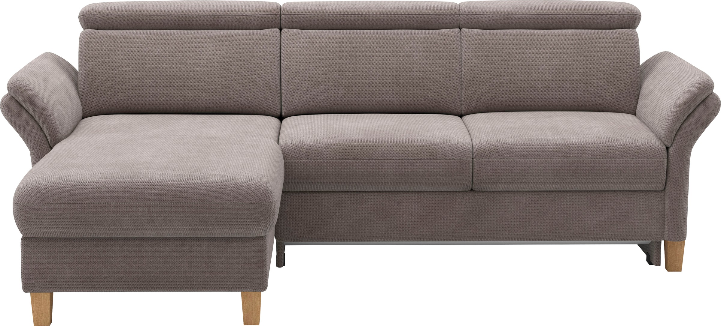 Home affaire Ecksofa "Glendale, L-Form" inkl. Kopfteilverstellung, wahlweis günstig online kaufen