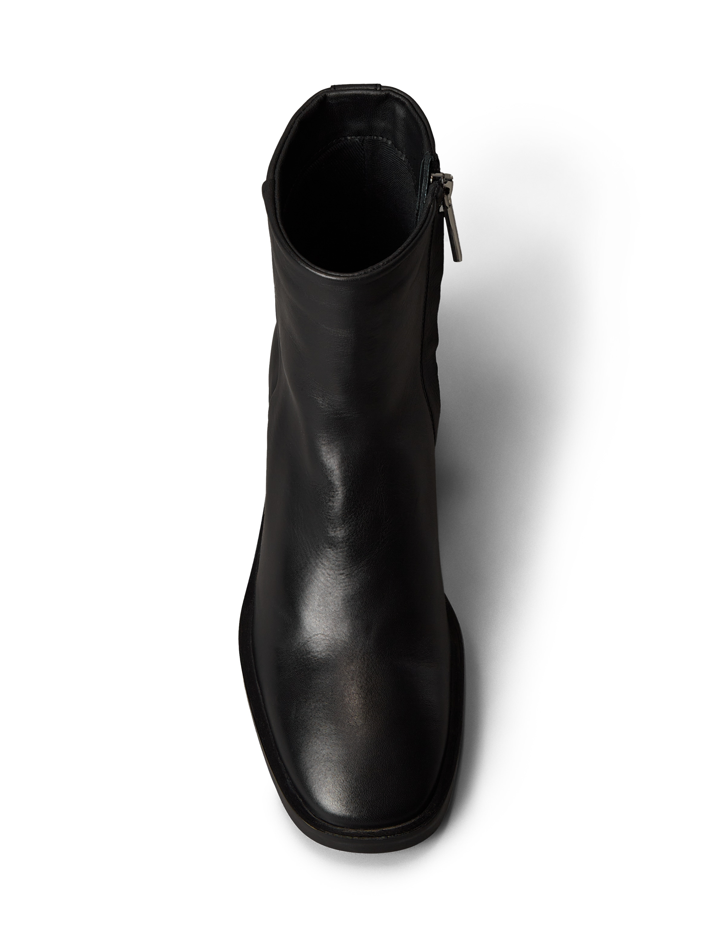 Calvin Klein Stiefelette »BLOCK HEEL ZIP BOOT LTH«  Boots, Blockabsatz, in modischer Karree-Form