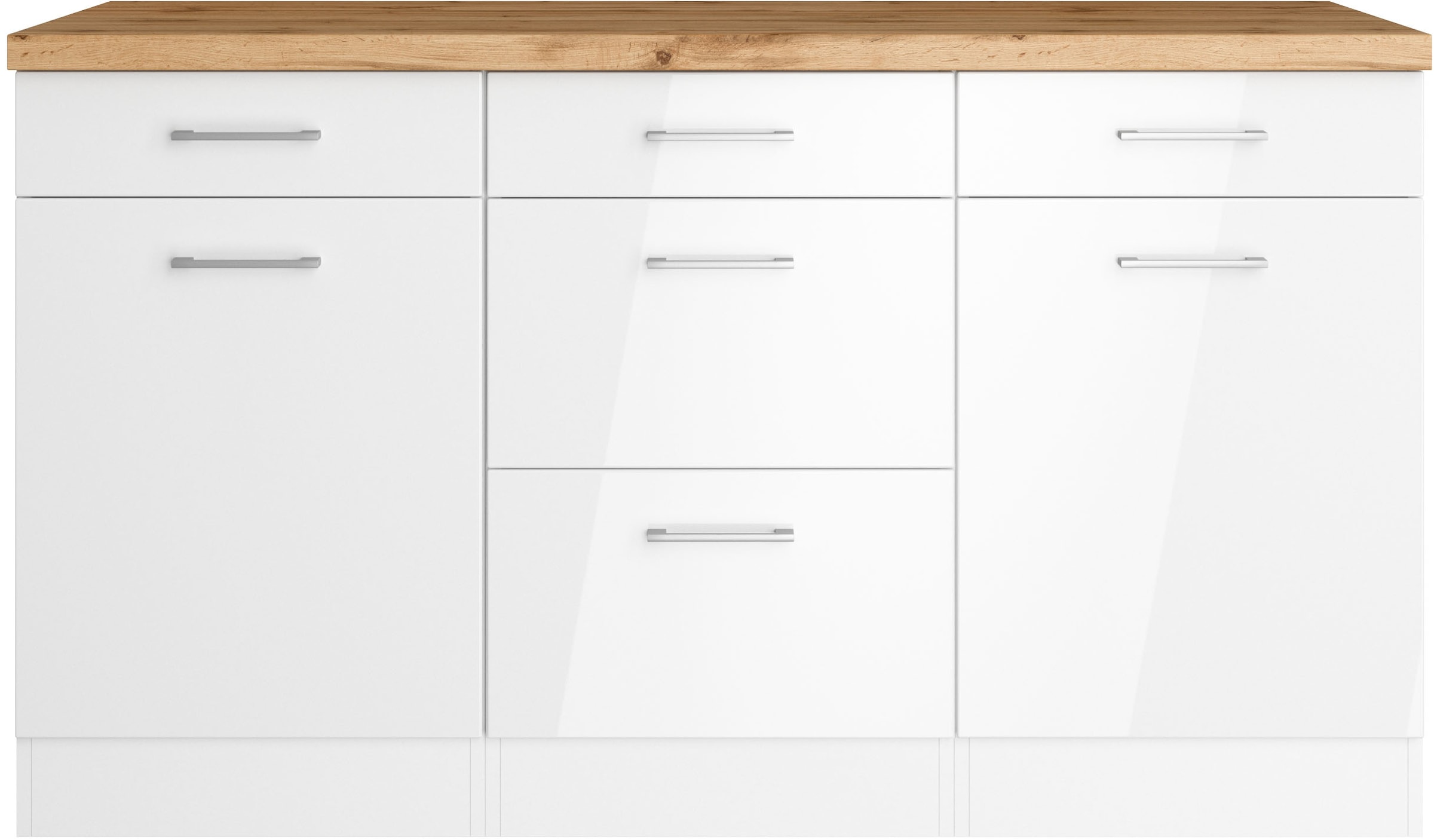 KOCHSTATION Unterschrank »KS-Milan«, HELD Möbel, Unterschrank 150 cm, matte oder hochglänzende Fronten