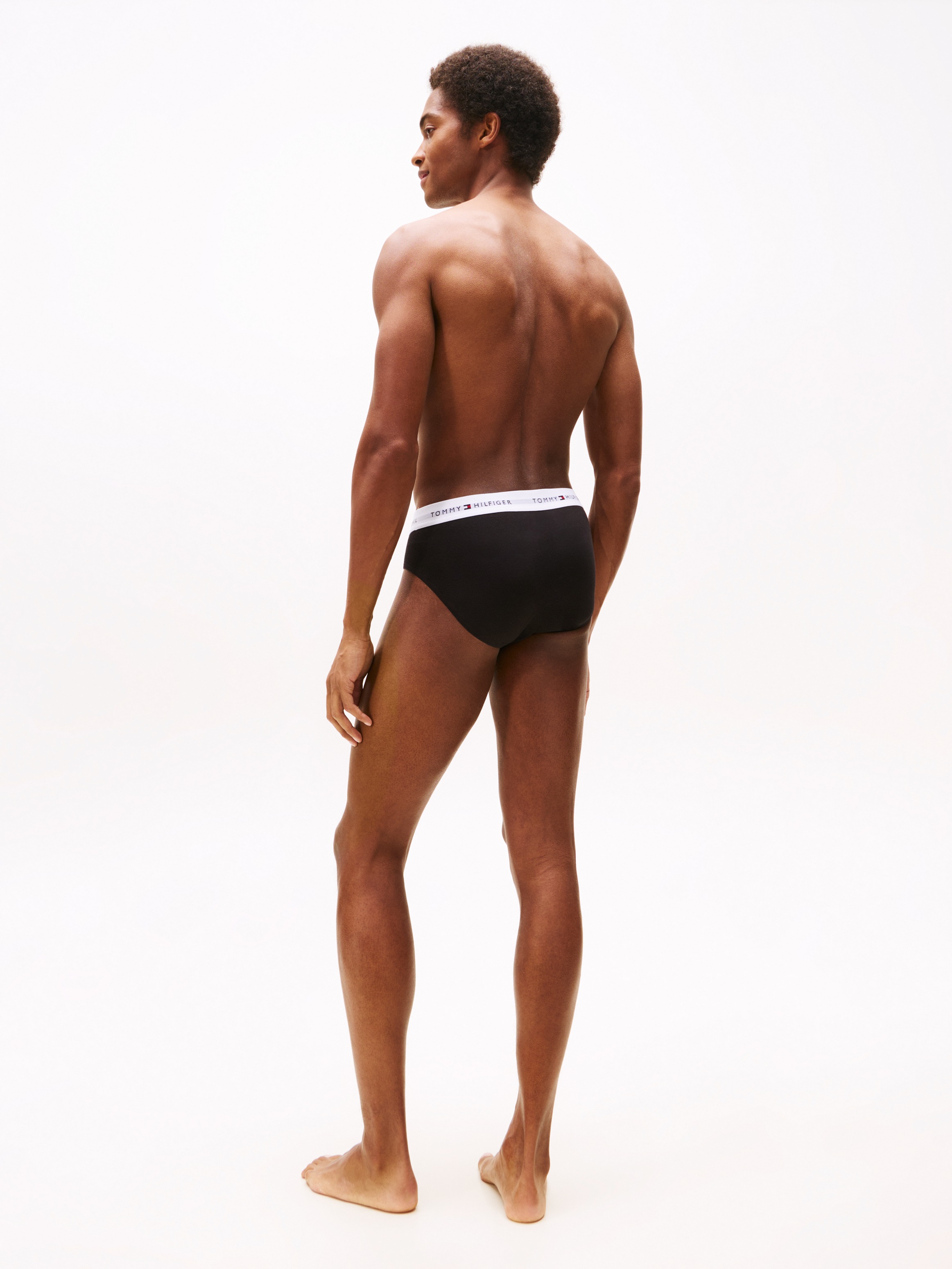 Tommy Hilfiger Underwear Slip »3P BRIEF DTM«, (Packung, 3 St., 3er), mit Logo-Elastikbund