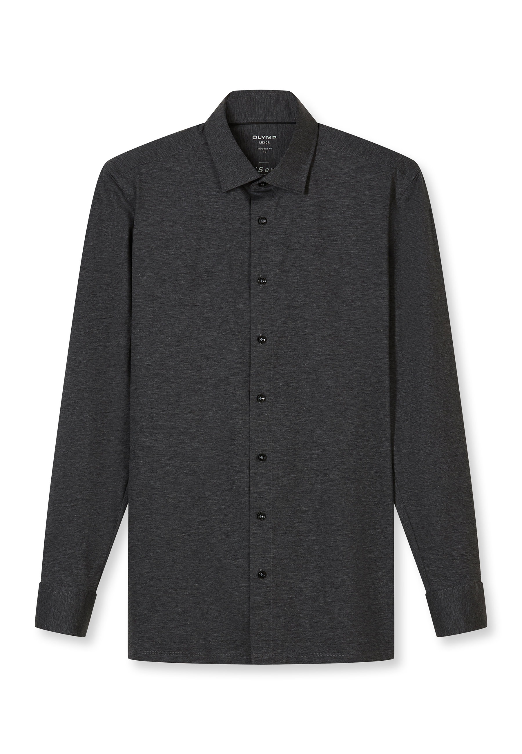OLYMP Luxor 24/Seven Modern Fit Shirt Anthracite 39 2