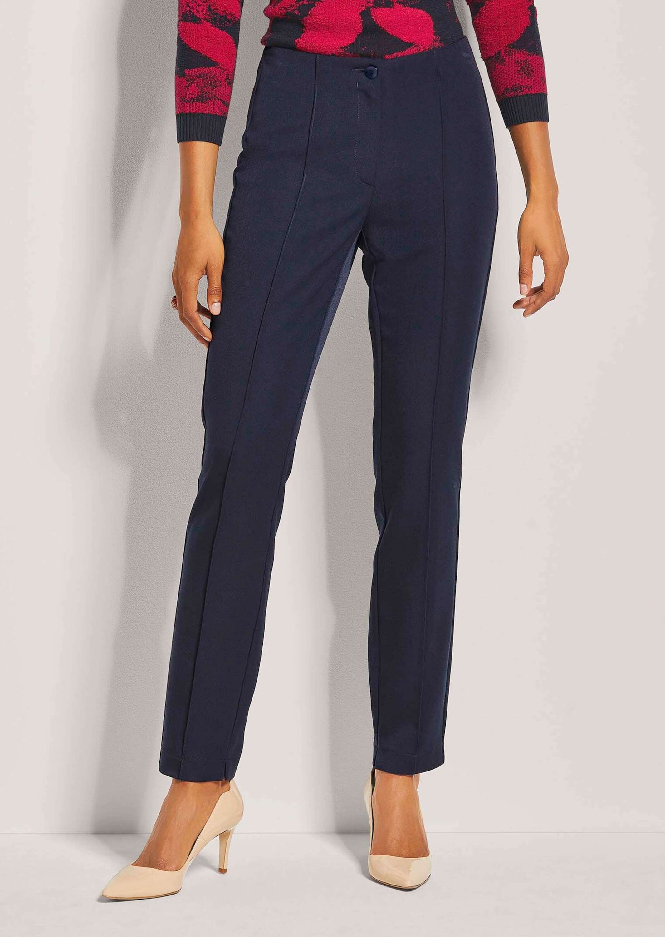 Thumbnail - MADELEINE Stoffhose "Schlupfhose Slim Fit Stretchhose mit Biesen"