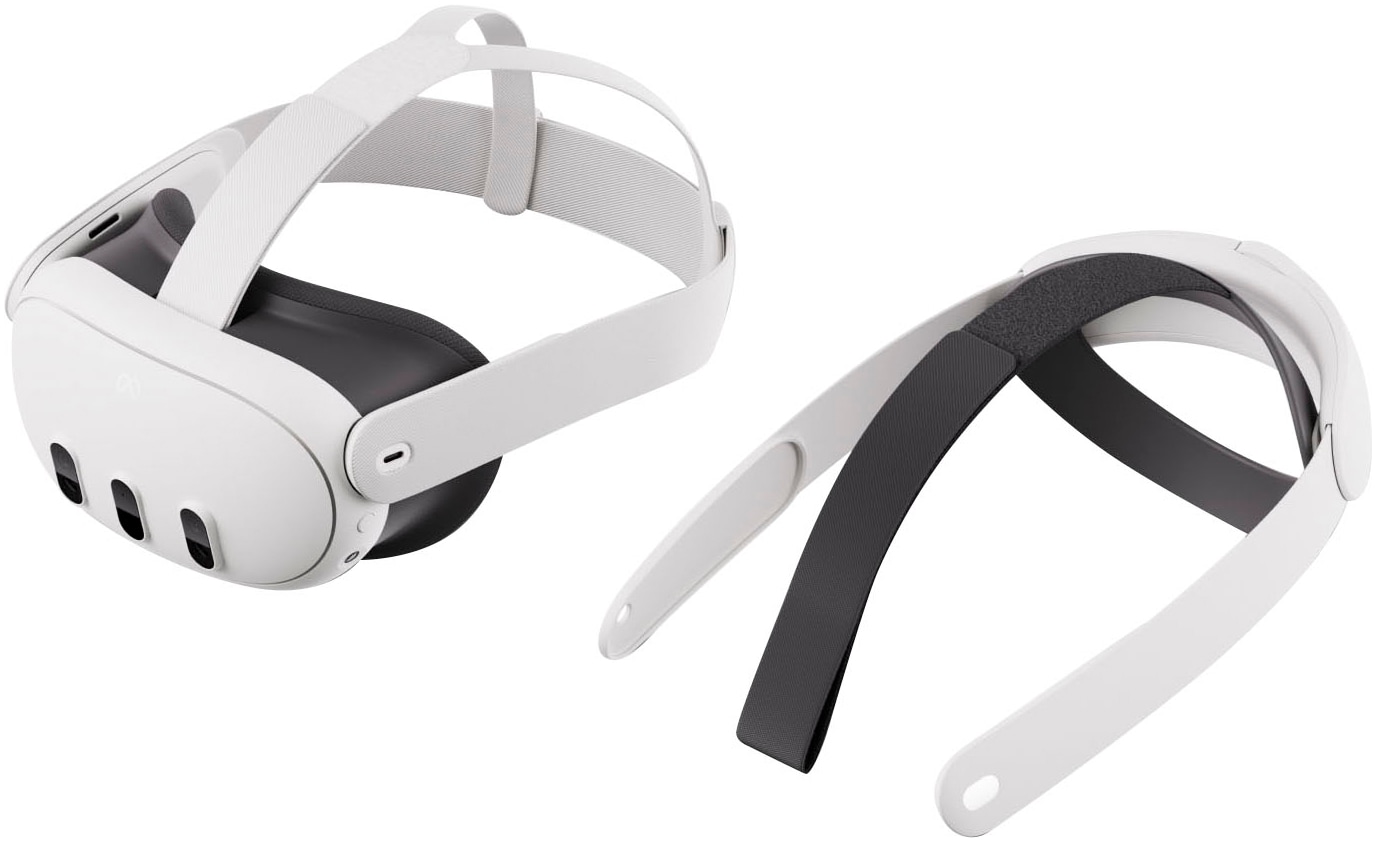 Meta Virtual-Reality-Brille »Quest 3 128 GB + Elite-Riemen (Elite Strap)«