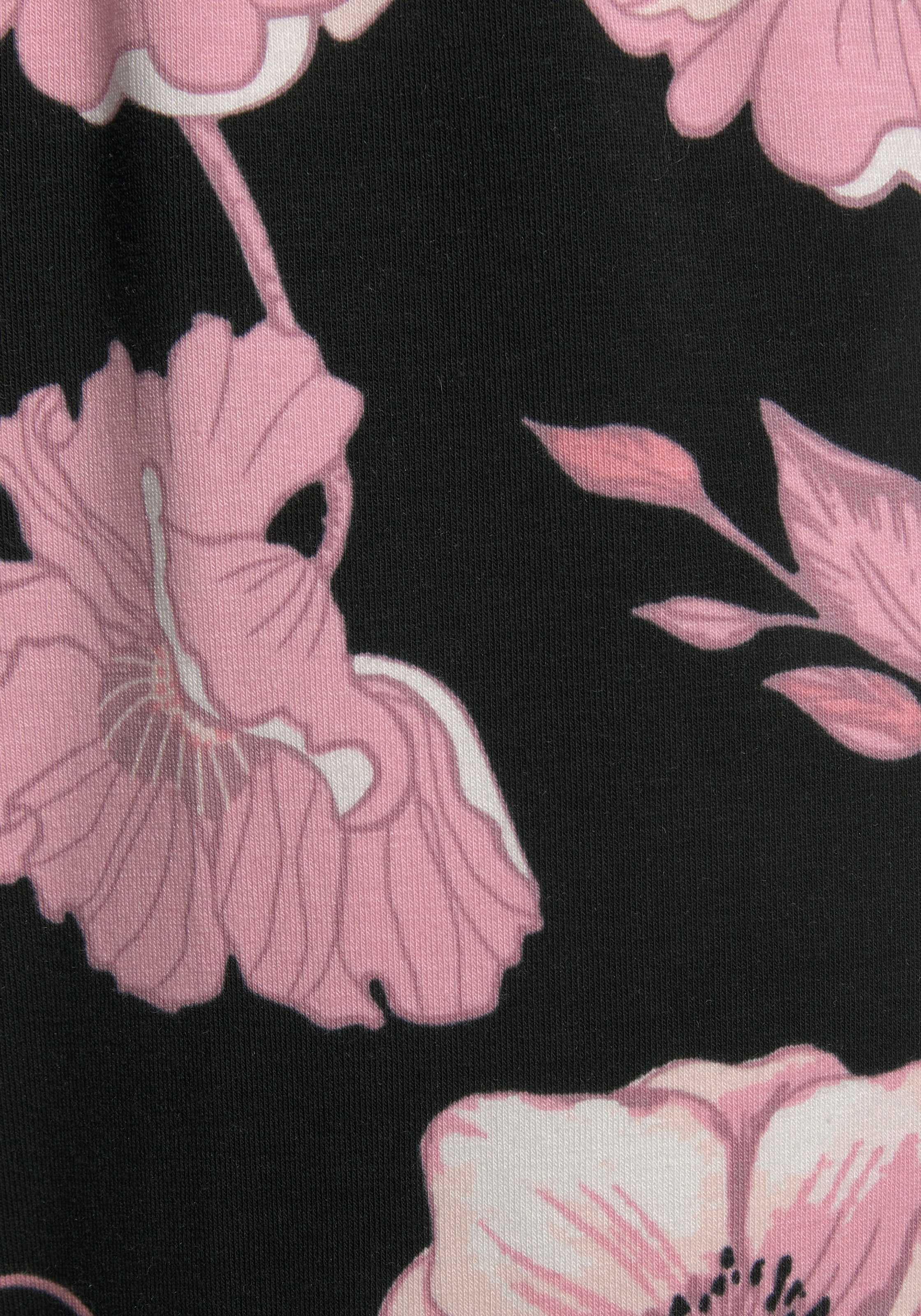 Black Friday LASCANA Pyjama, (2 tlg., 1 Stück), mit Blumenmuster und  Spitzendetails | BAUR