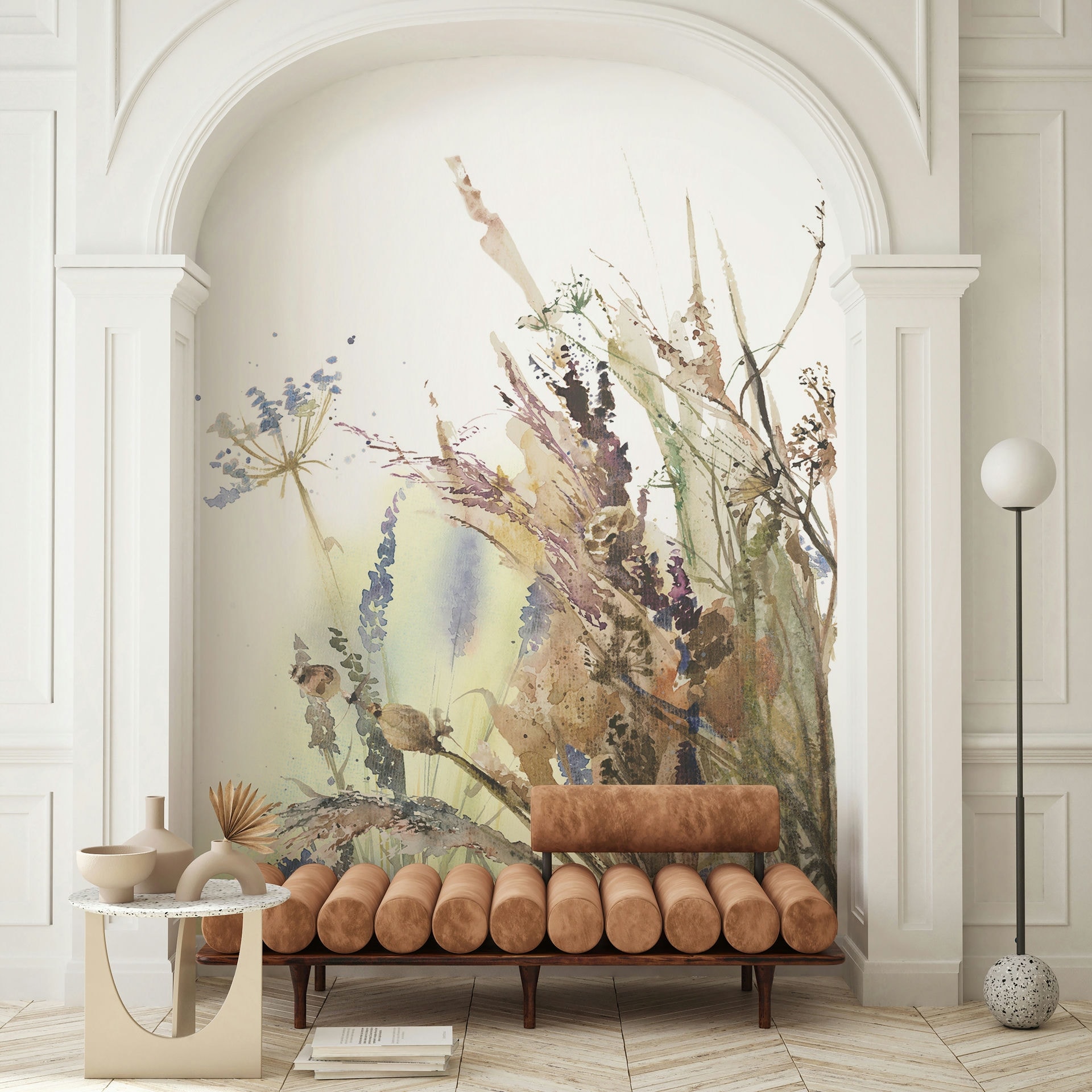 Marburg Fototapete "Basic 6" floral für Wohnzimmer Schlafzimmer Küche