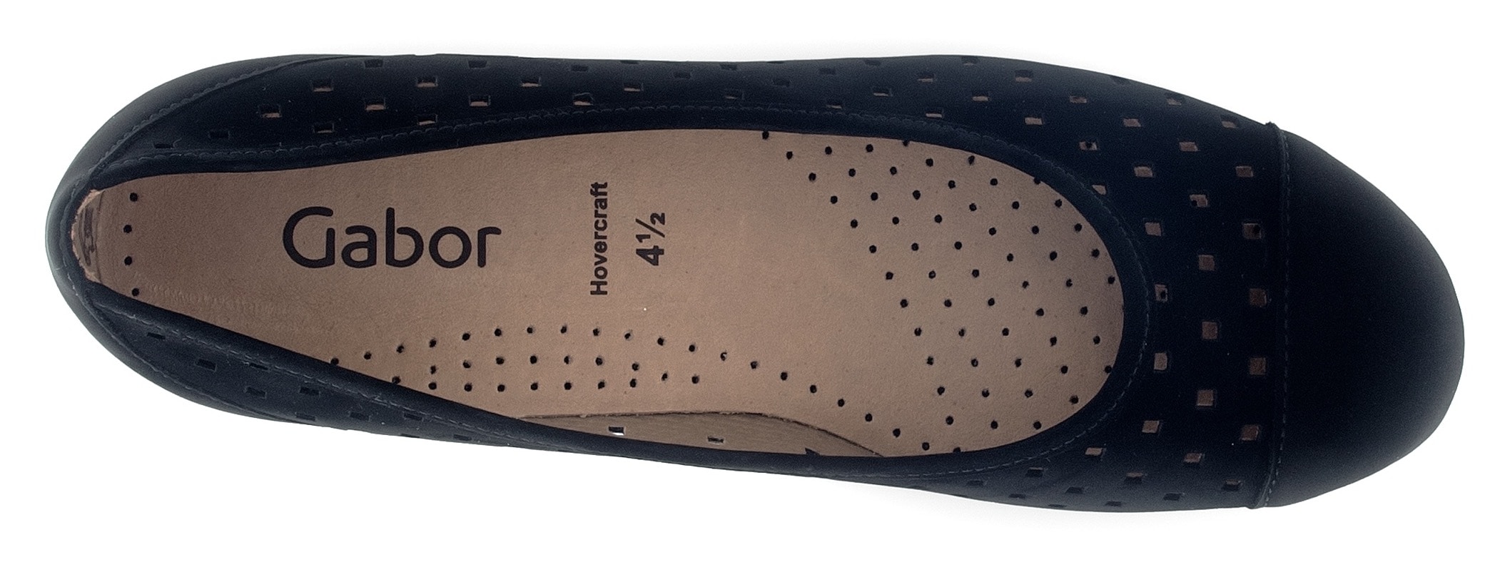 Gabor Ballerina, Slipper, Businessschuh, Halbschuh mit Hovercraft Luftkammerlaufsohle