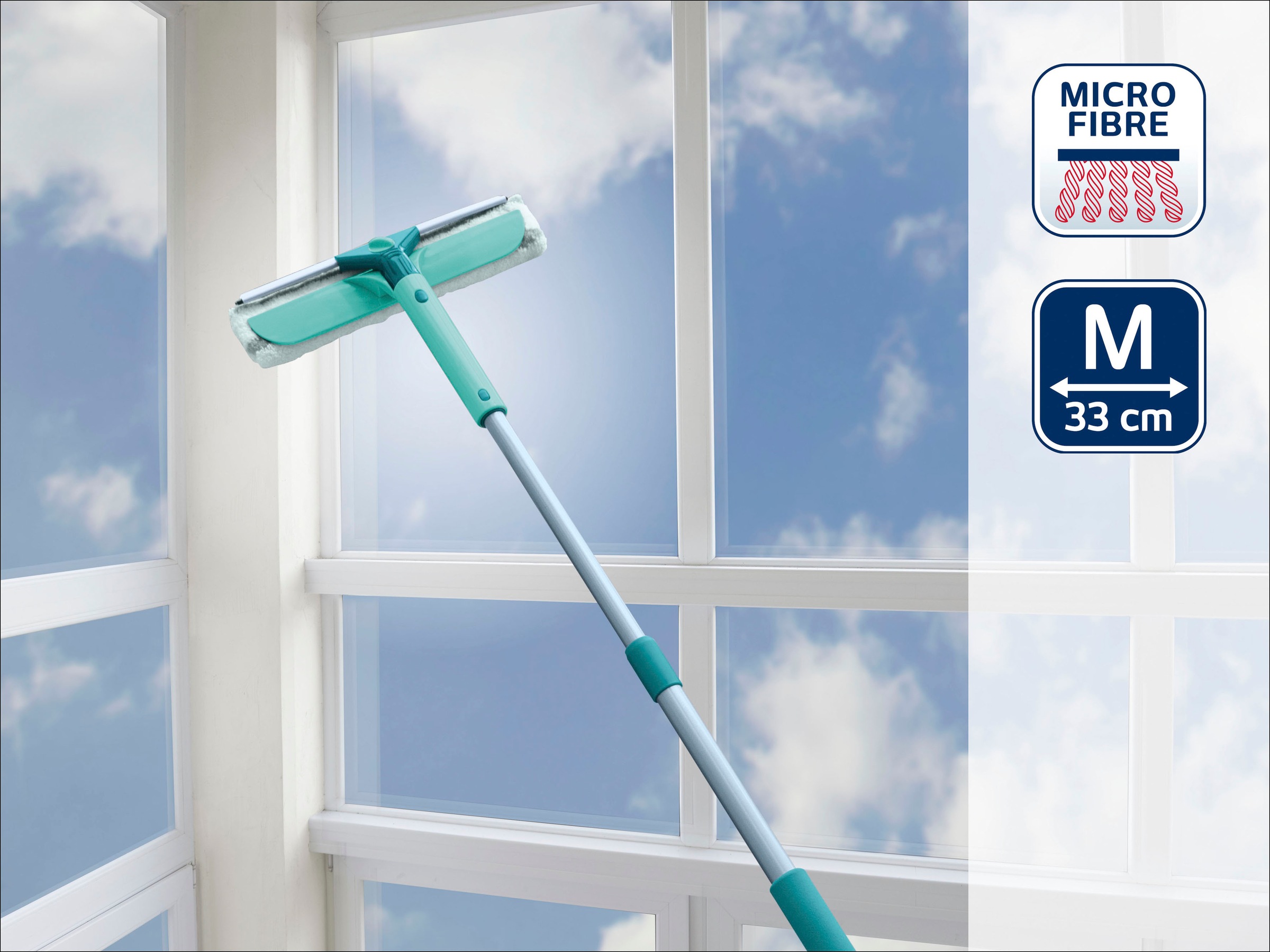 Leifheit Fensterreiniger "Classic Window Cleaner Telescope 155" 3in1 günstig online kaufen