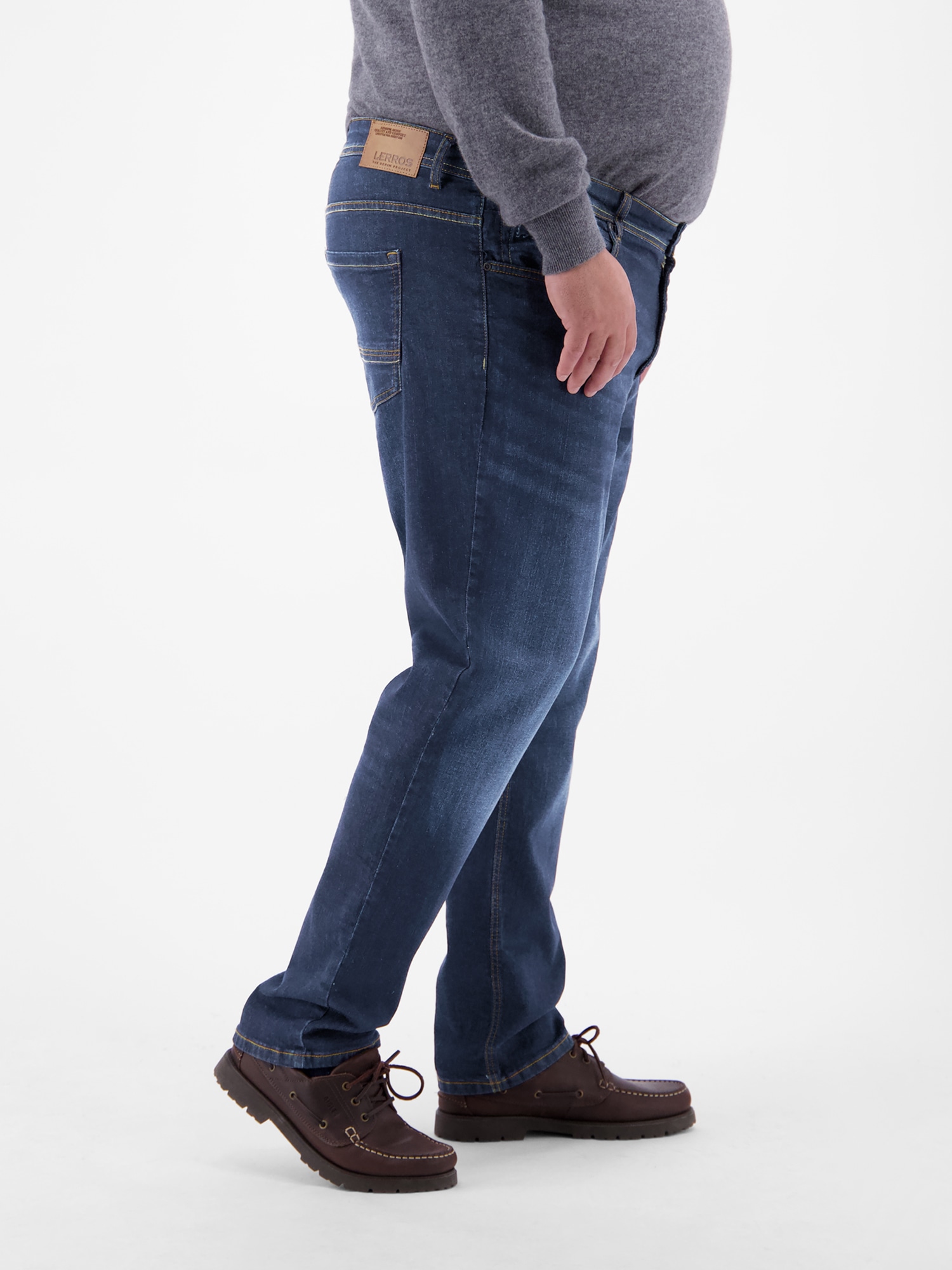 LERROS 5-Pocket-Jeans »LERROS BAXTER Herrenjeans in Grossen Grössen, Straight Leg«