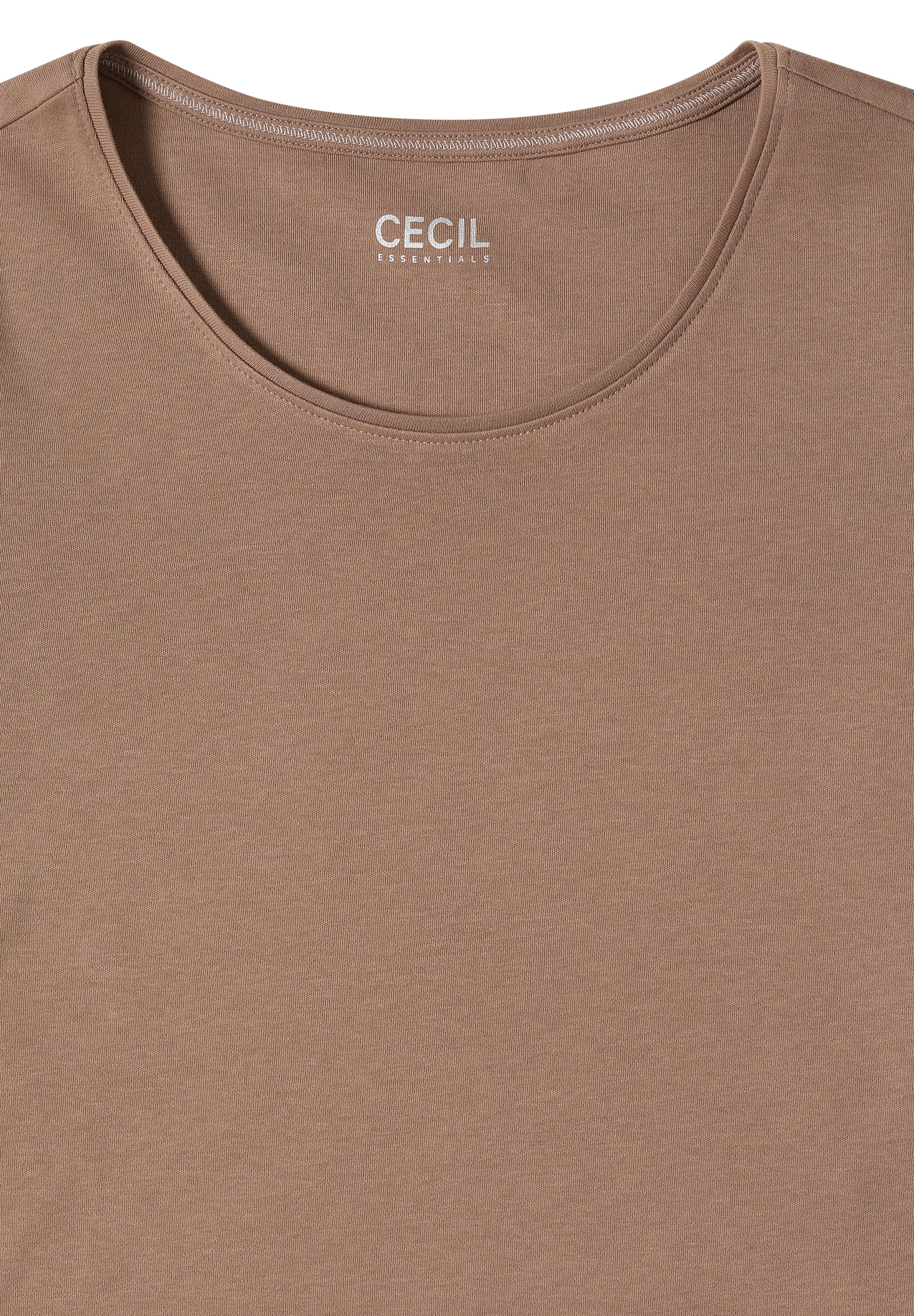 Cecil T-Shirt in Unifarbe