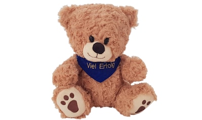 Heunec® Kuscheltier »Bär, sitzend mit blauem Halstuch«, mit individuell bestickbarem... kaufen