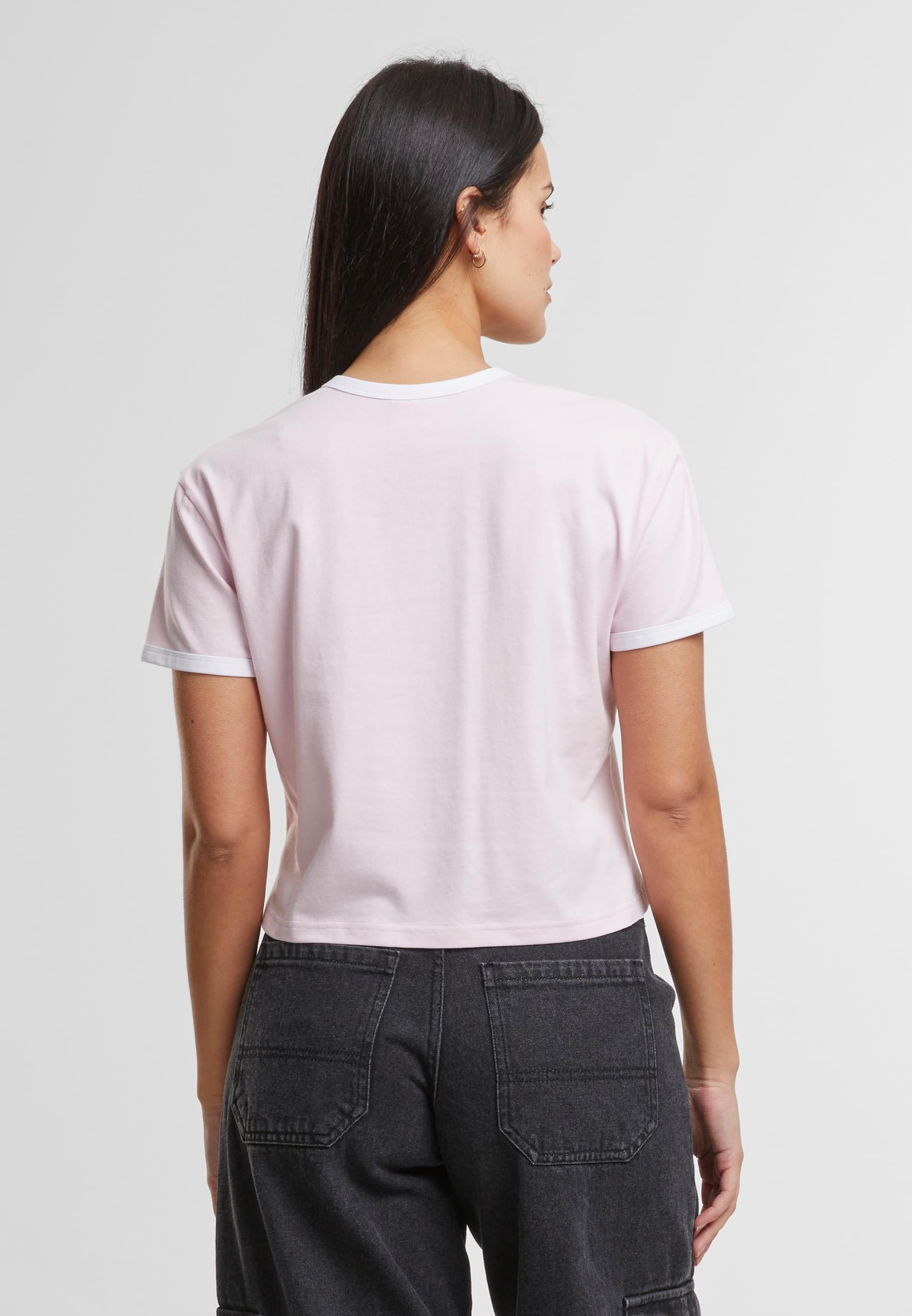 URBAN CLASSICS T-Shirt »Urban Classics Ladies Contrast Retro T-Shirt«, (1 tlg.)