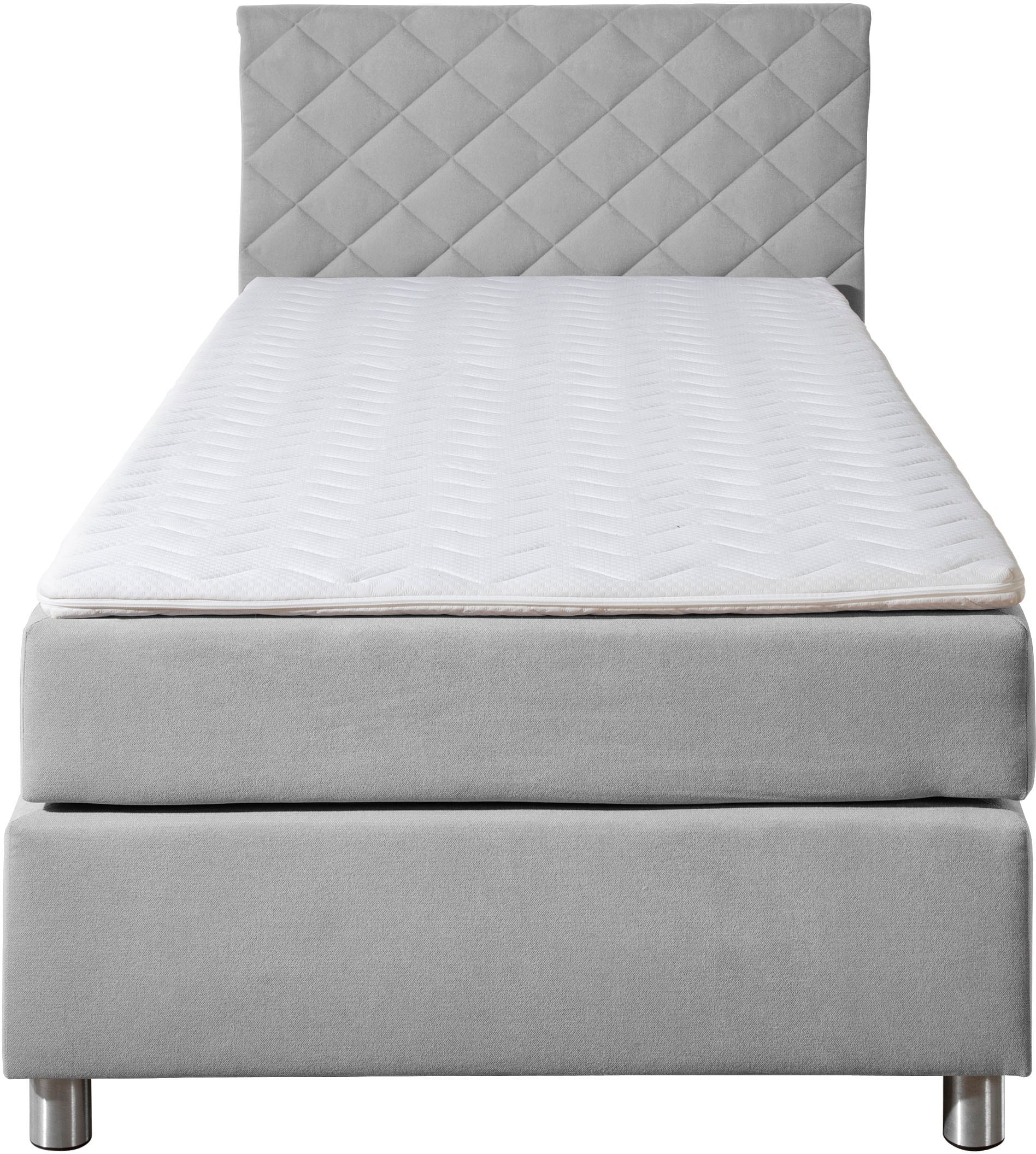 Home affaire Boxspringbett »Bernard, in verschiedenen Breiten« inkl. Topper, Matratze in H2, H3 oder H4 erhältlich