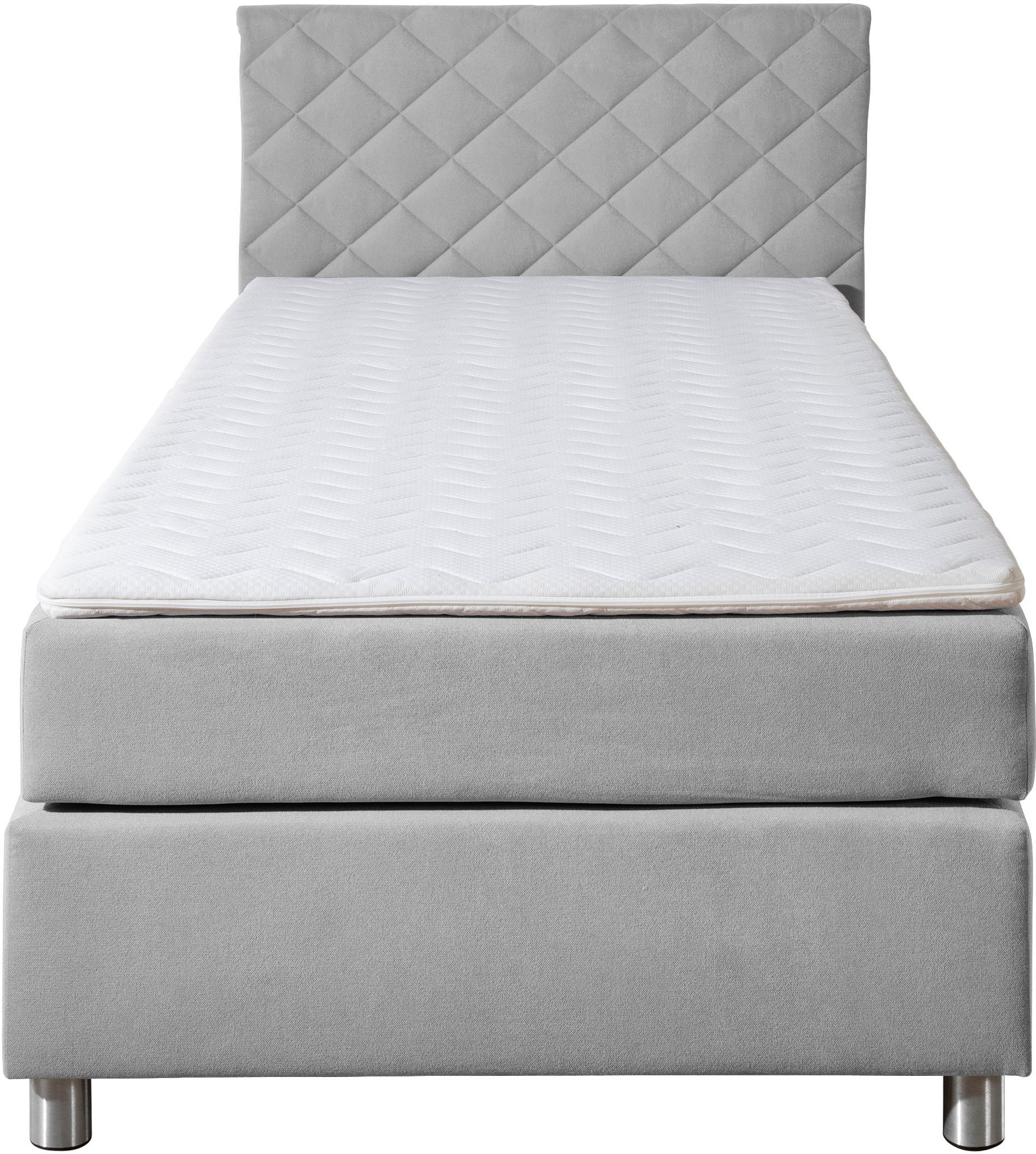 Thumbnail - Home affaire Boxspringbett "Bernard, in verschiedenen Breiten" inkl. Topper, Matratze in H2, H3 oder H4 erhältlich