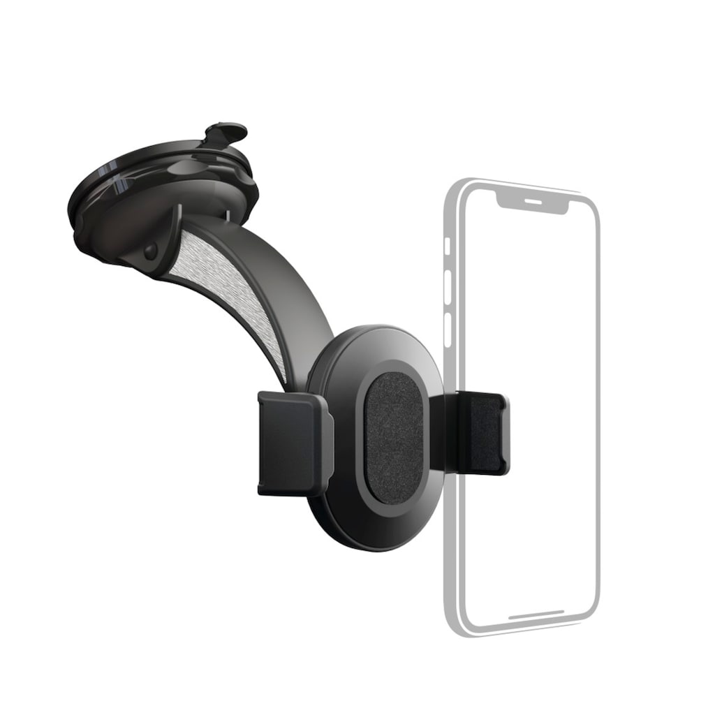 Hama Smartphone-Halterung »Auto Handyhalterung mit Saugnapf, 360 Grad drehbar, universal«, bis 8,5 cm Zoll