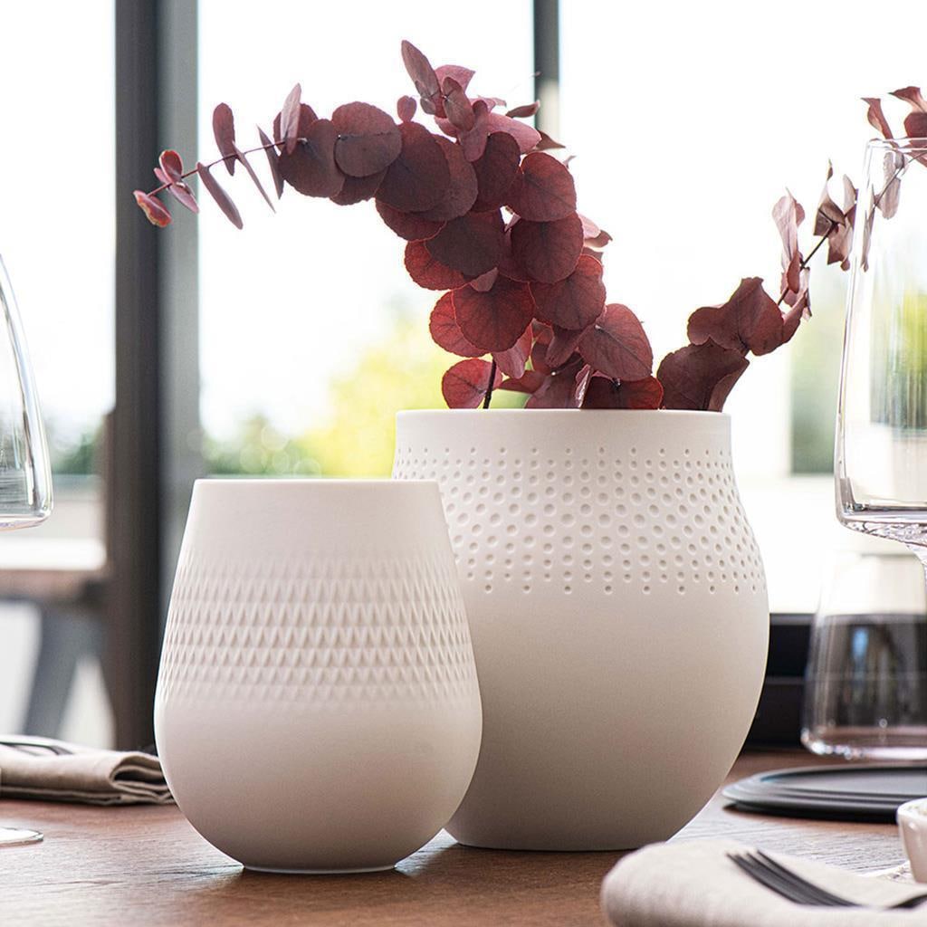 Villeroy & Boch Dekovase »Vasen-Set Manufacture Collier 3er Set weiß«