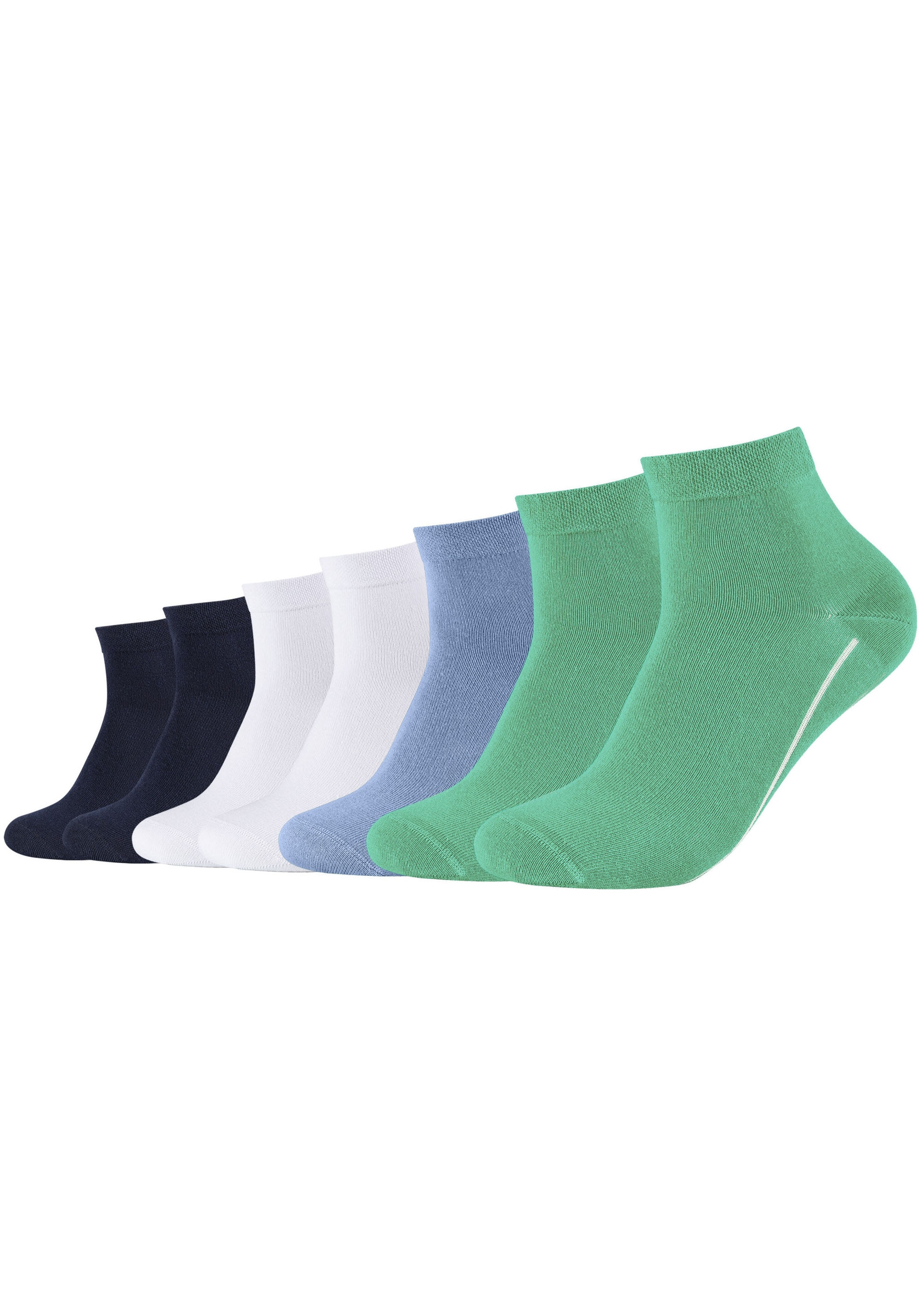 Camano Kurzsocken, (7er Pack), mit hohem Baumwollanteil