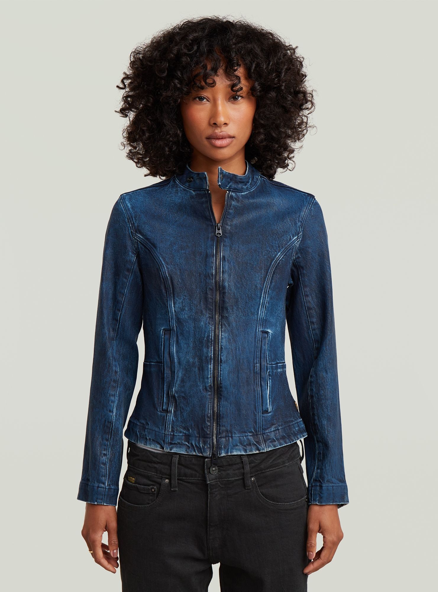 G-STAR Langarmshirt "Moto Slim Overshirt" günstig online kaufen