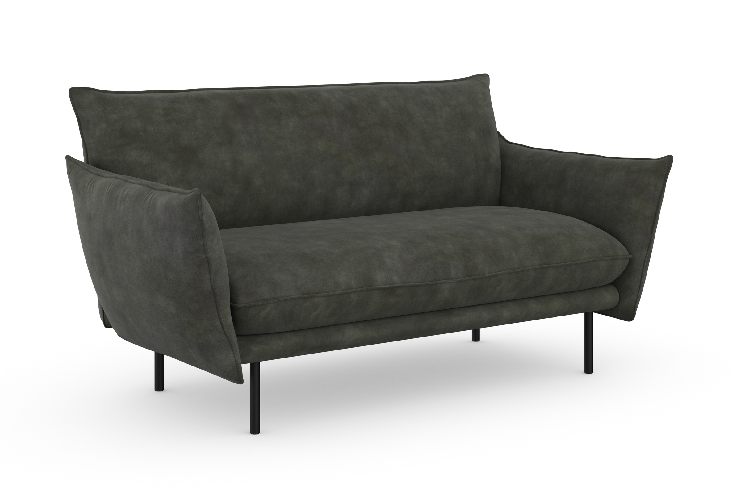 Home affaire 2-Sitzer "Stine" Besonderes Design durch Kissenoptik und Keder günstig online kaufen