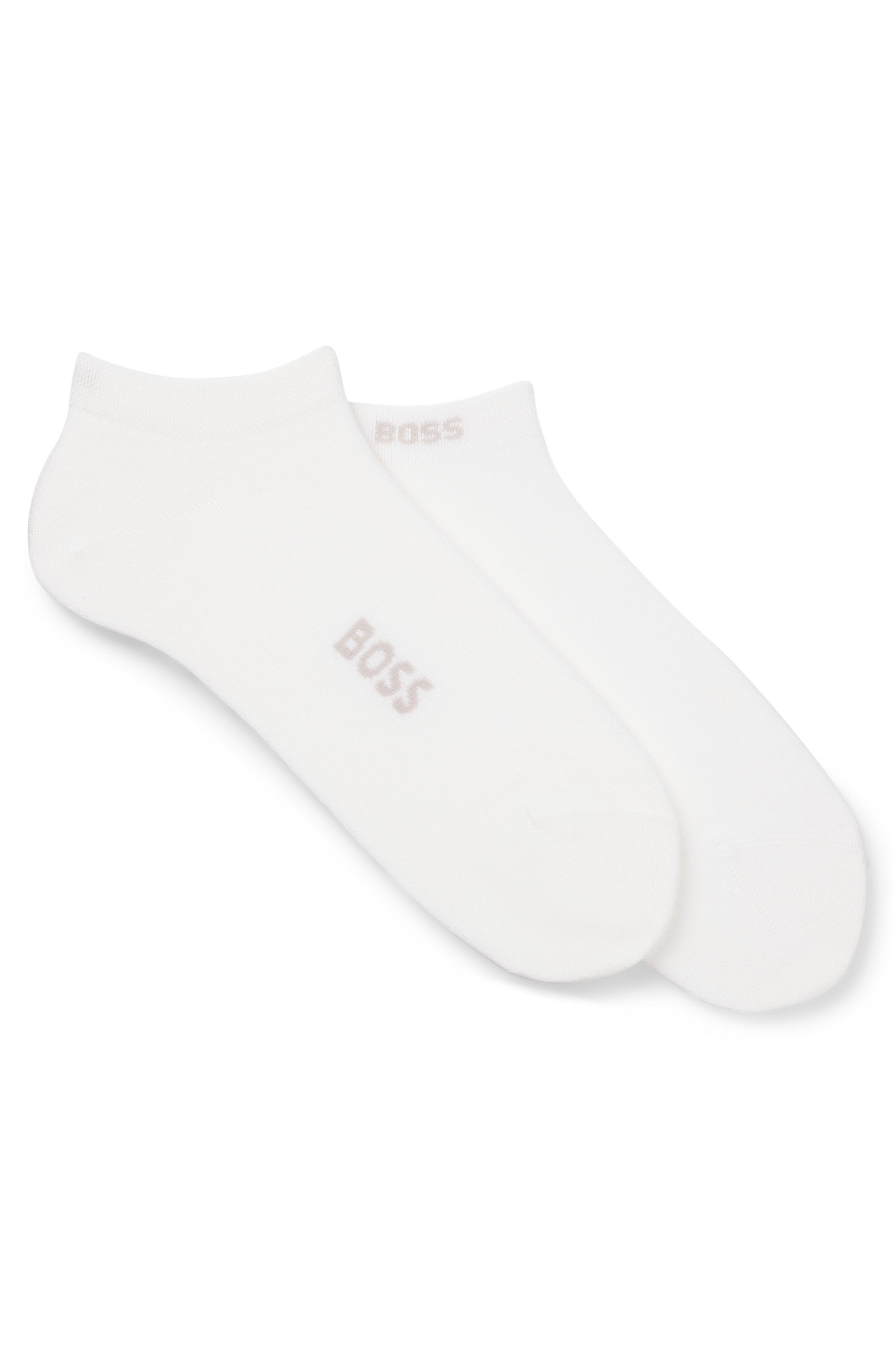 BOSS Socken »2P AS Logo Bamboo« Packung, 2 Paar tlg. mit doppelten Logoschriftzug