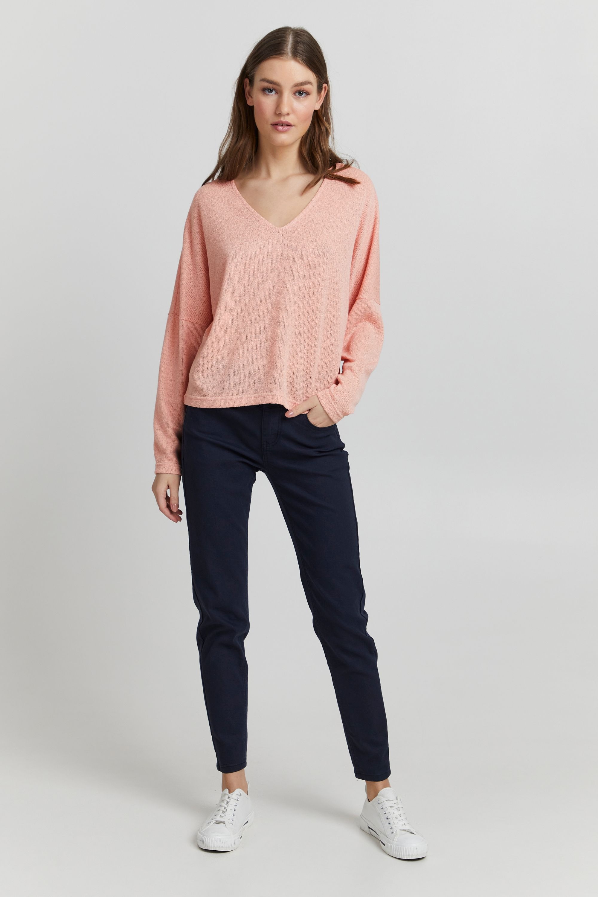OXMO Strickpullover »Strick-V-Pullover OXKatla«