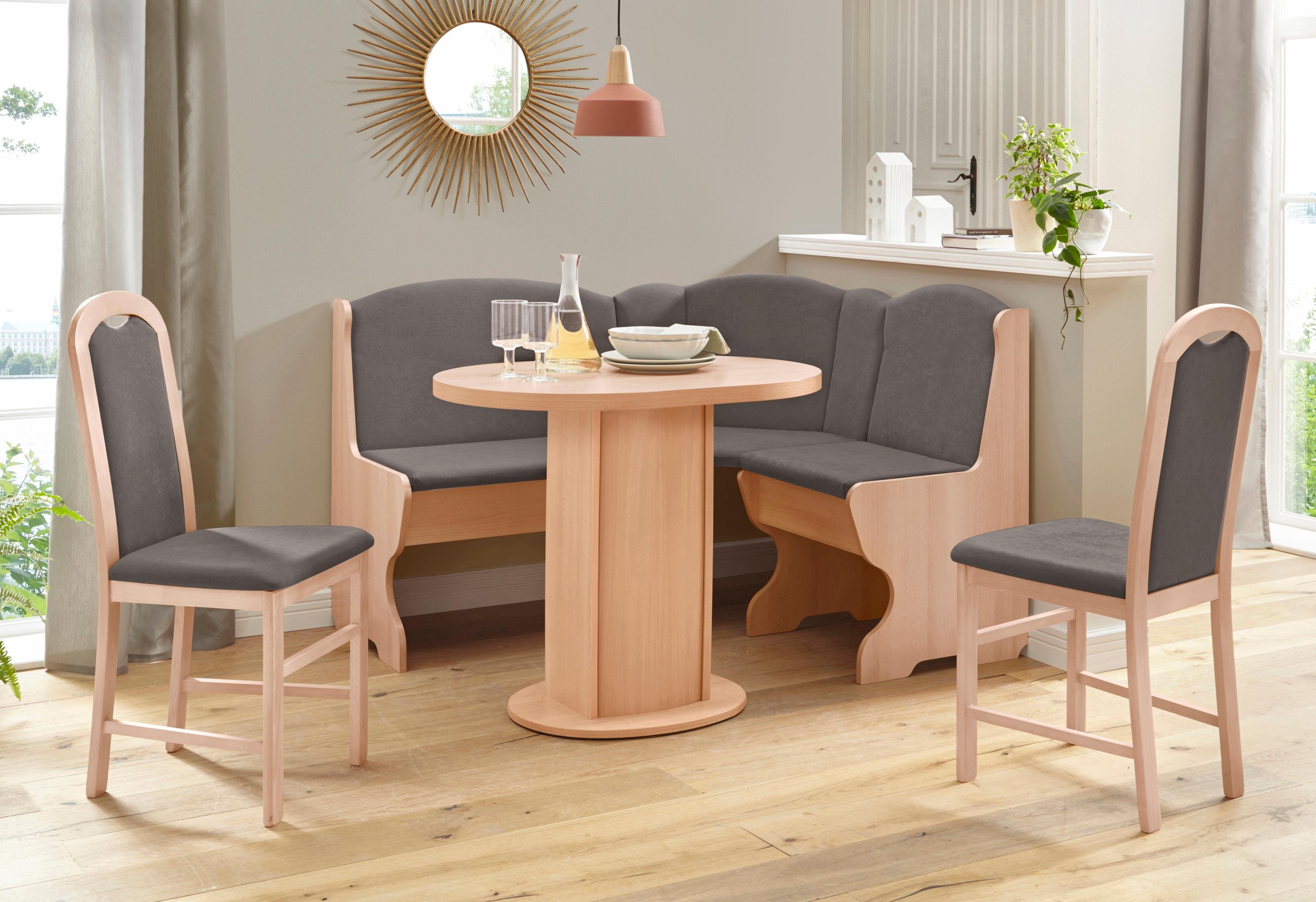 INOSIGN Eckbankgruppe »Apollon 1«, (Set, 4 tlg.)