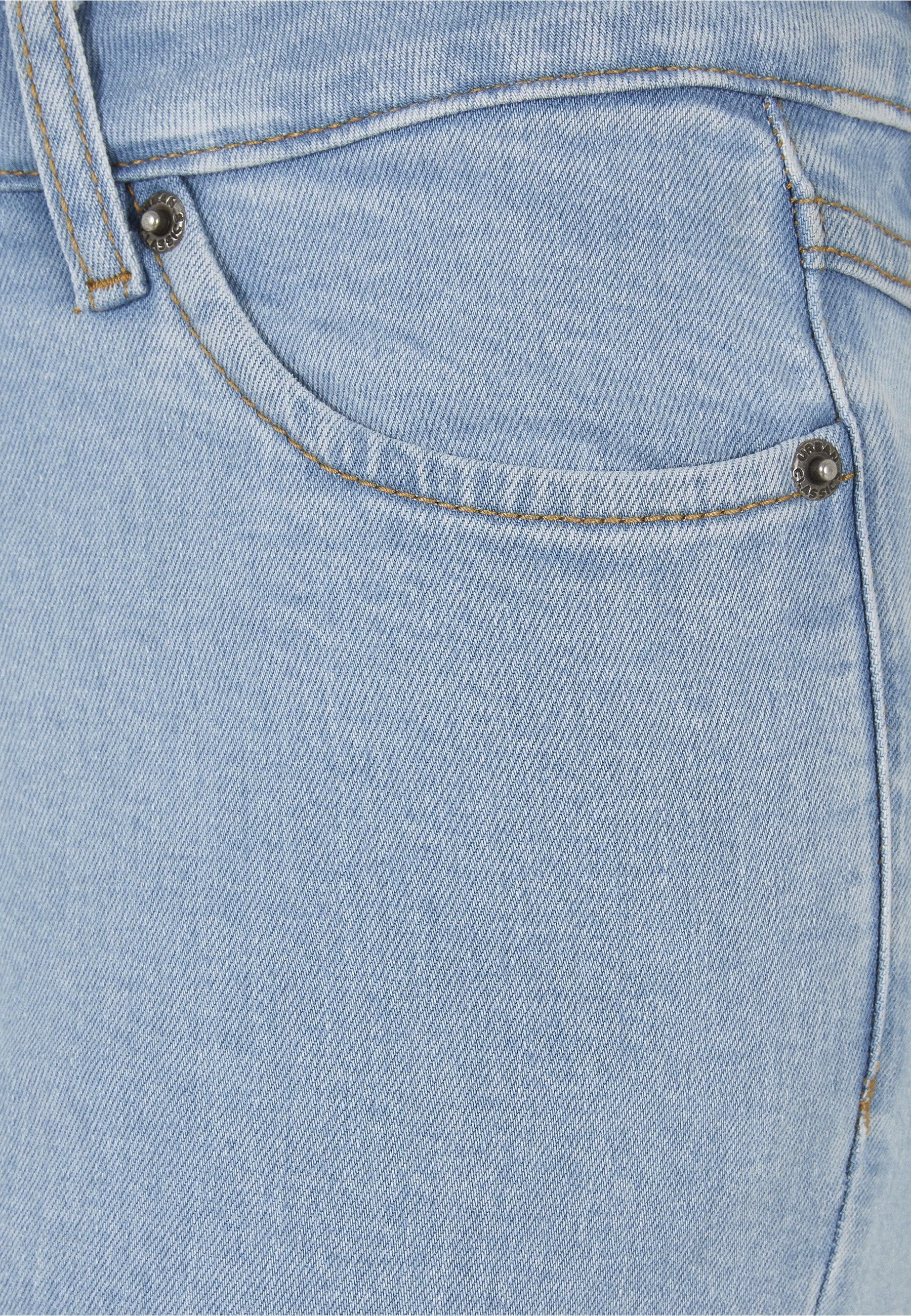 URBAN CLASSICS Bequeme Jeans »Urban Classics Damen Ladies Organic Low Waist Flared Denim«