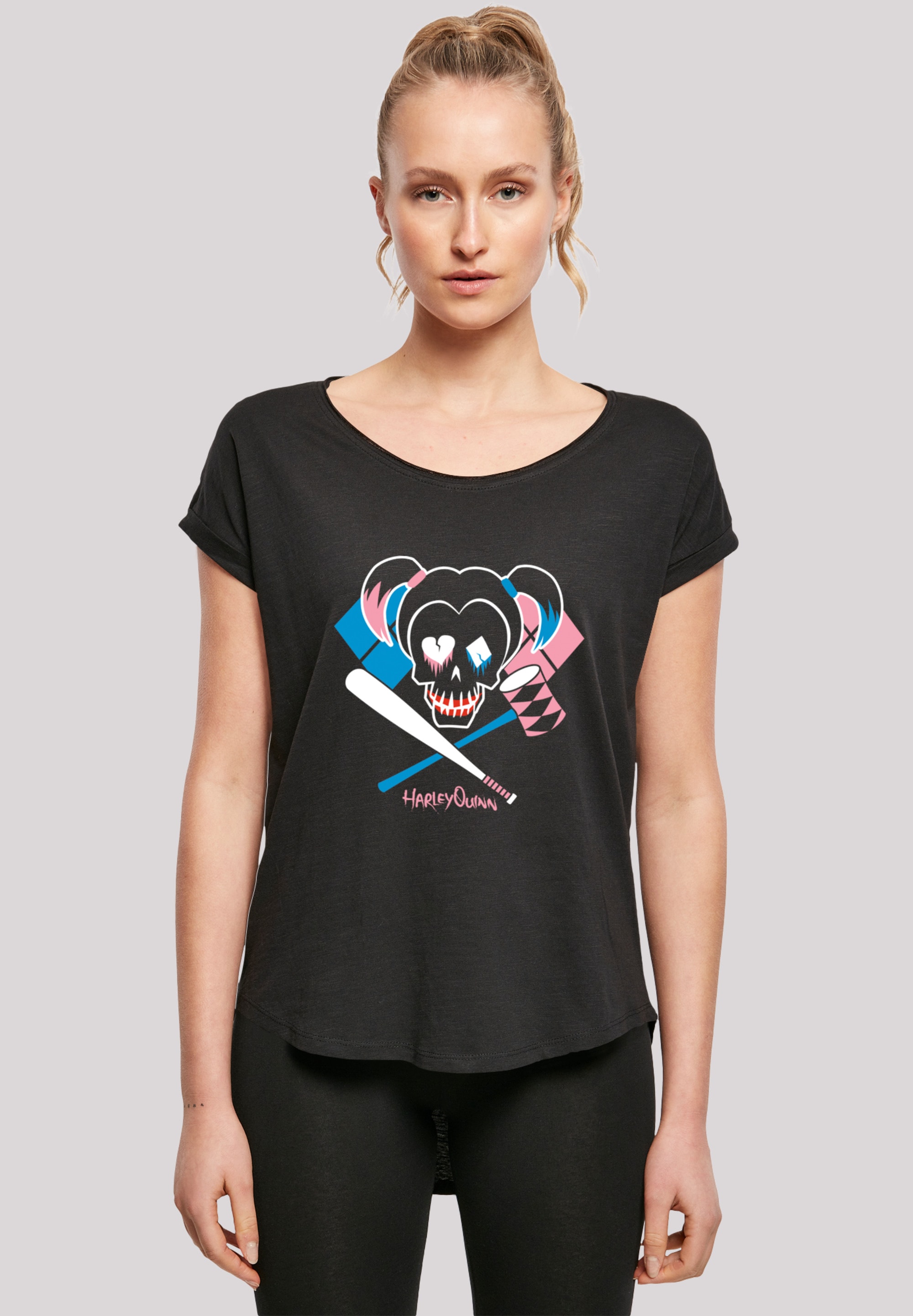 T-Shirt »Suicide Squad Harley Quinn Skull Emblem«, Print