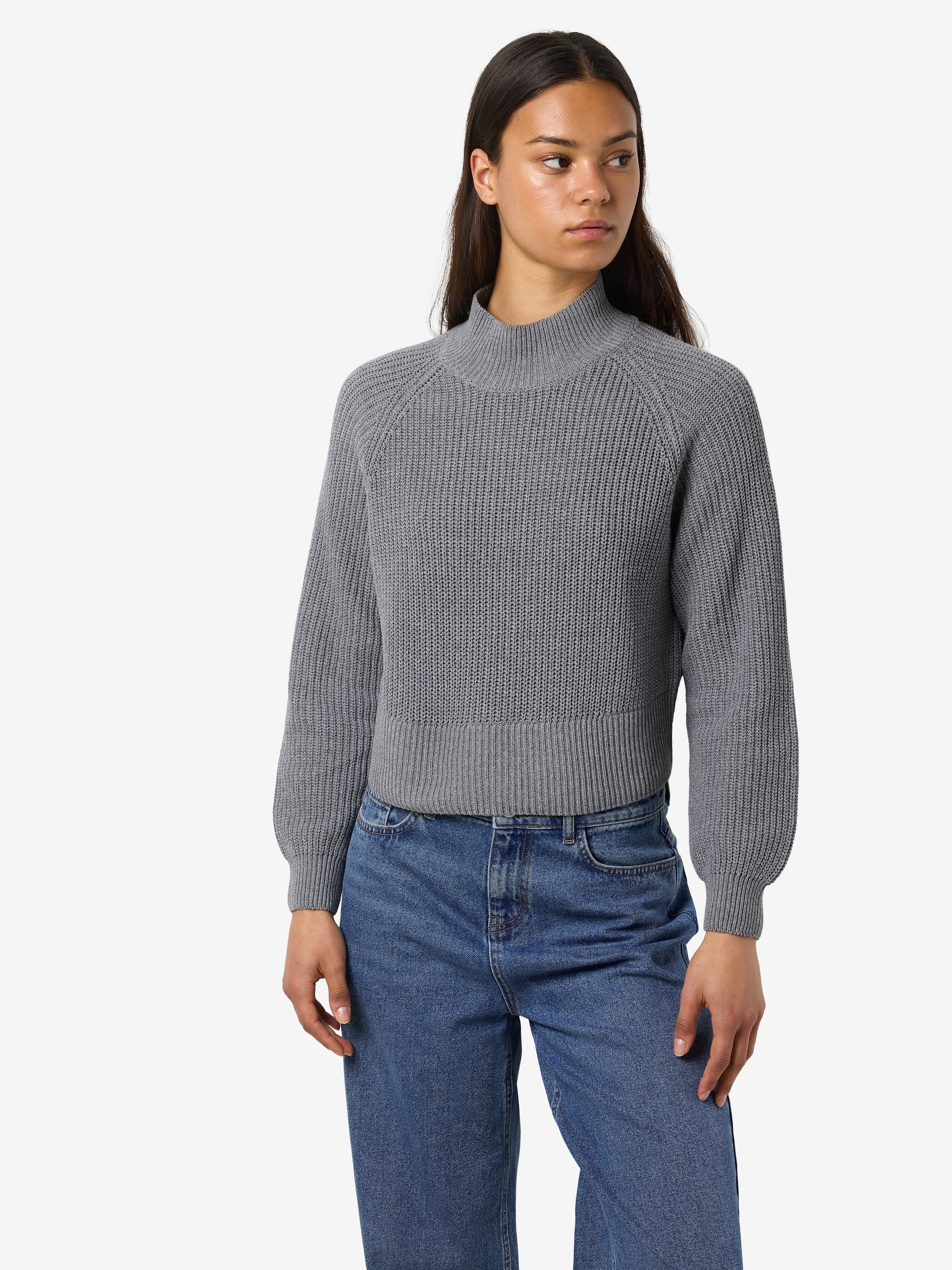 Noisy may Stehkragenpullover "NMDARA L/S HIGH NECK KNIT FWD NOOS" günstig online kaufen