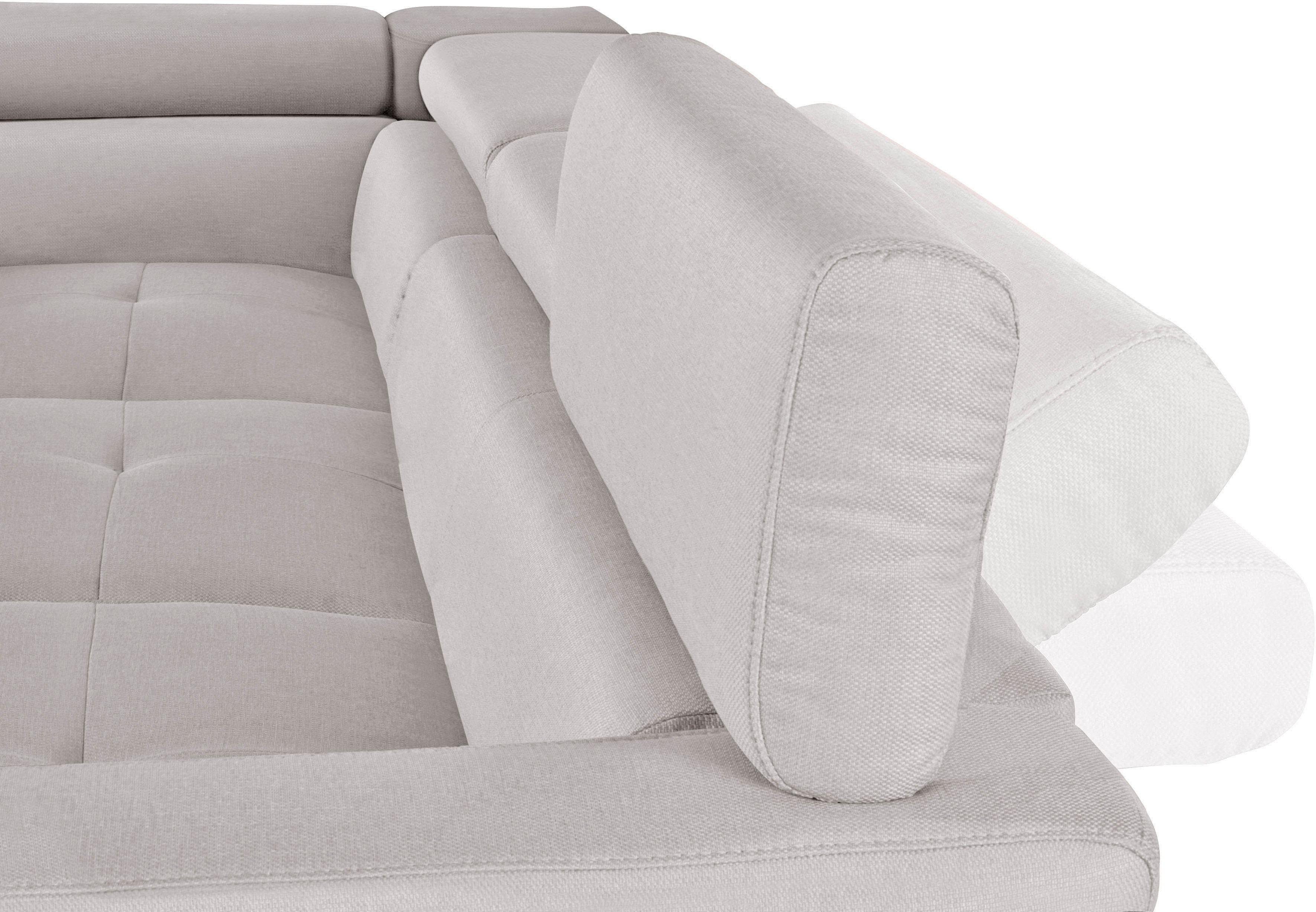 Thumbnail - COTTA Ecksofa "Sammy L-Form", mit Kopfteilverstellung, wahlweise mit Bettfunktion & Bettkasten