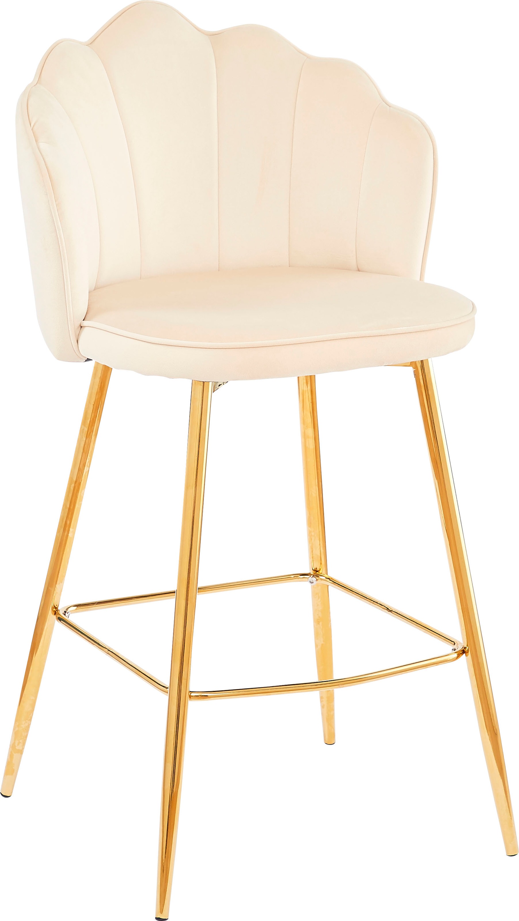 SalesFever Barhocker "Clam Barstuhl mit Stil" Set, 2er Set, Extravagantes M günstig online kaufen