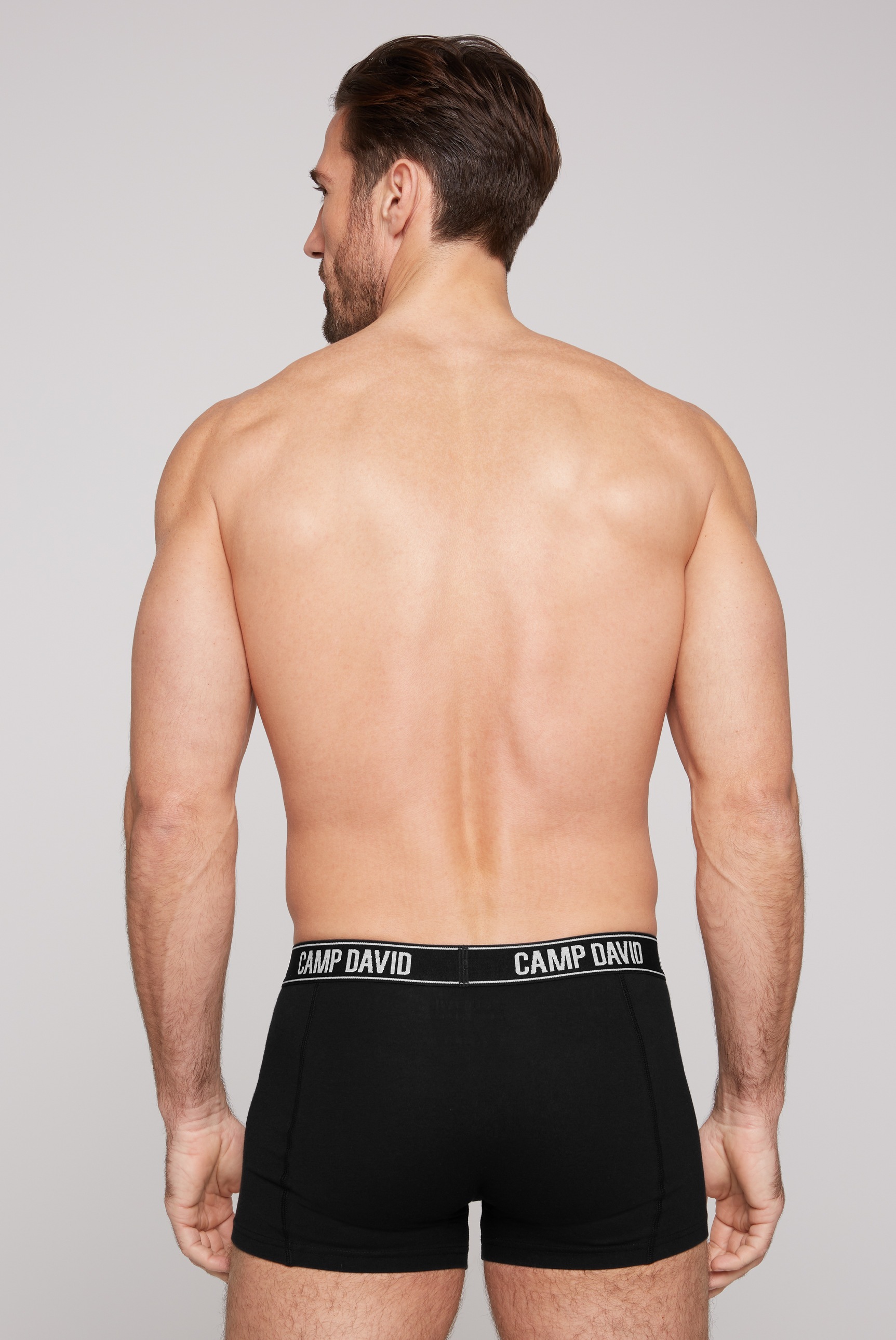 Thumbnail - CAMP DAVID Boxershorts Packung, 2 Stk. im 2er- Pack mit Logobund