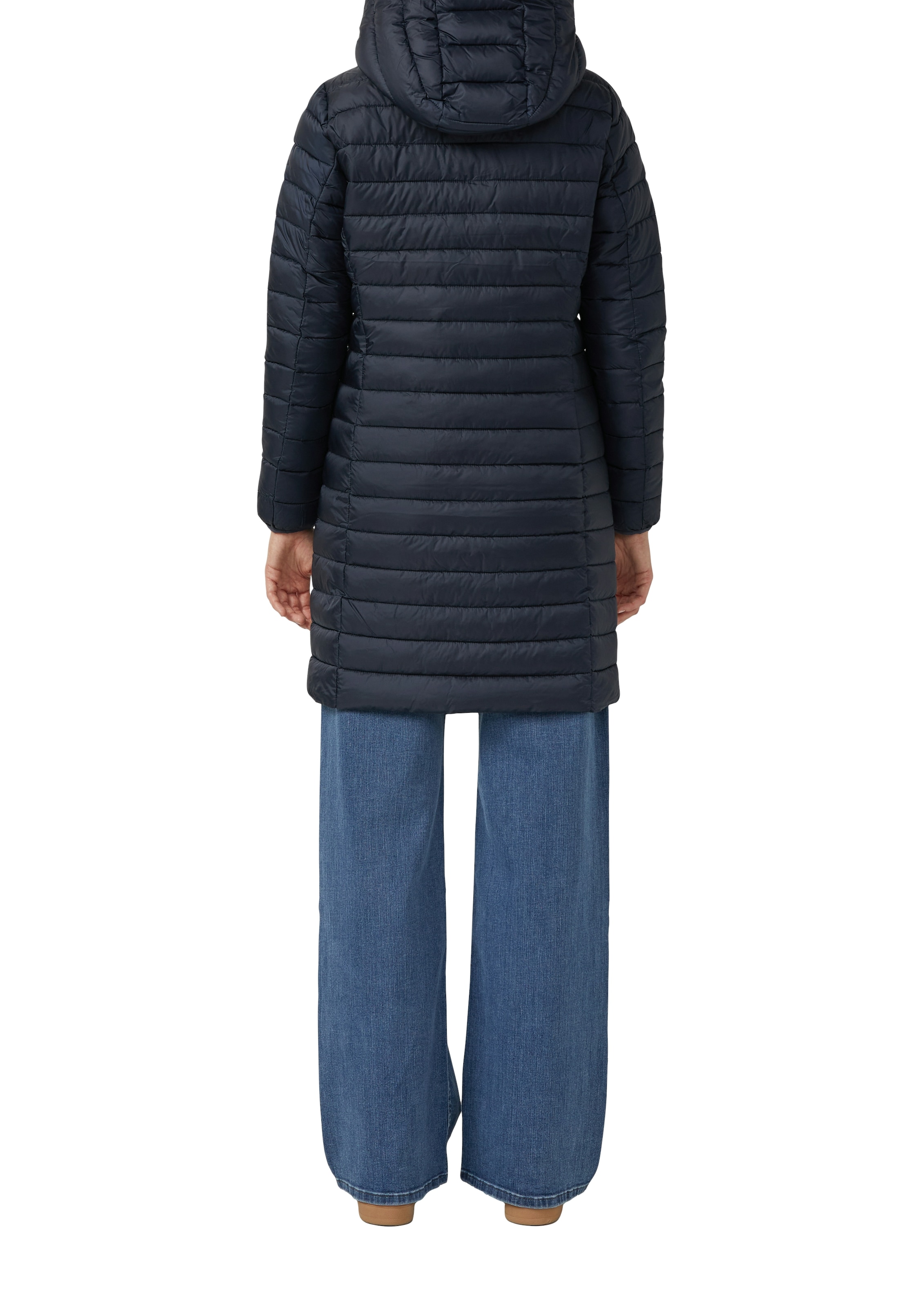 s.Oliver Steppmantel, im Slim Fit, abnehmbare Kapuze