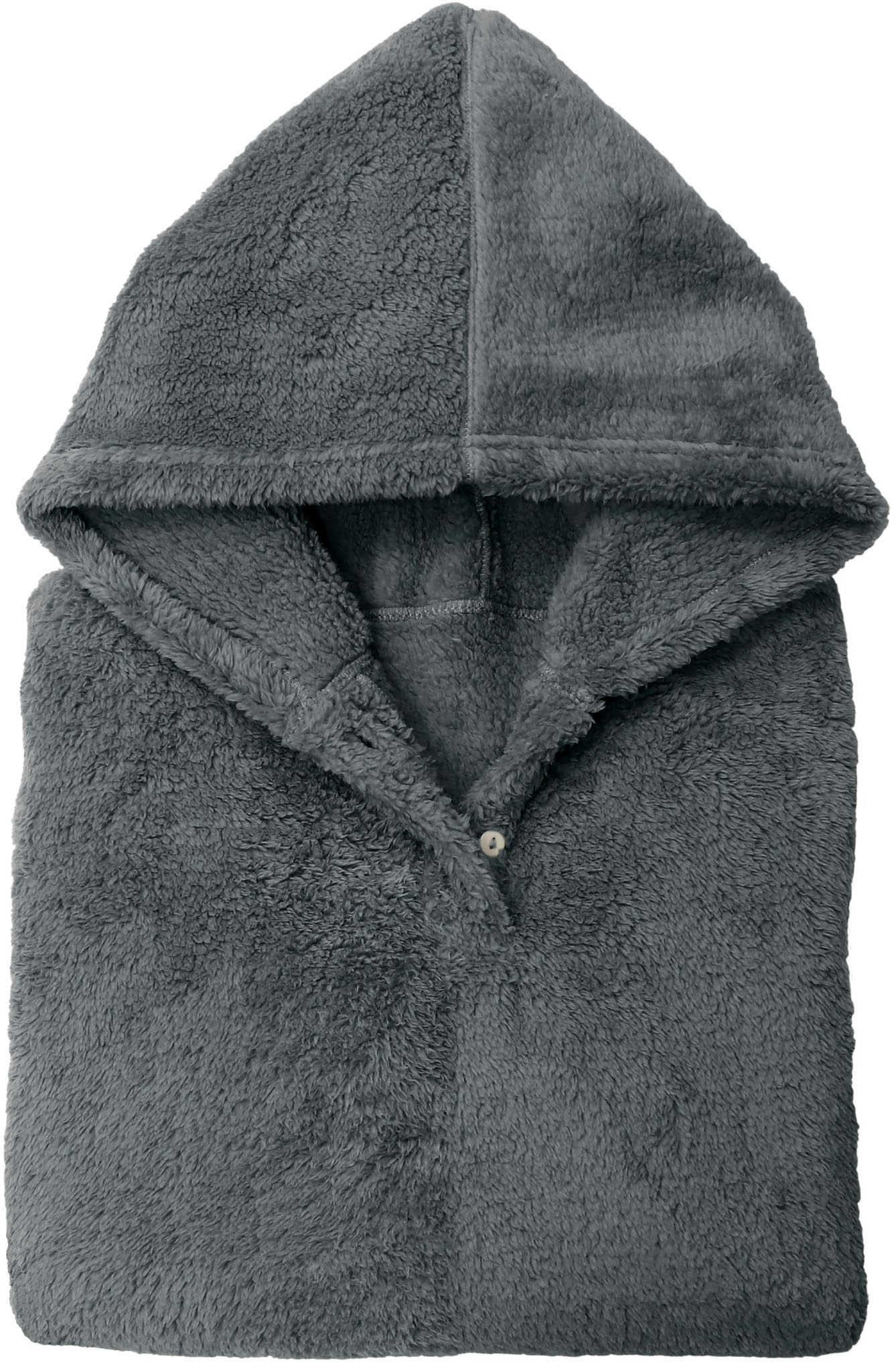 Castell - Markenbettwäsche Badeponcho »Polar Bear«, (1 St.), Sherpa Teddy Fleece Hoodie, Kuschelhoodie, Kuscheldecke, weich+wärmend