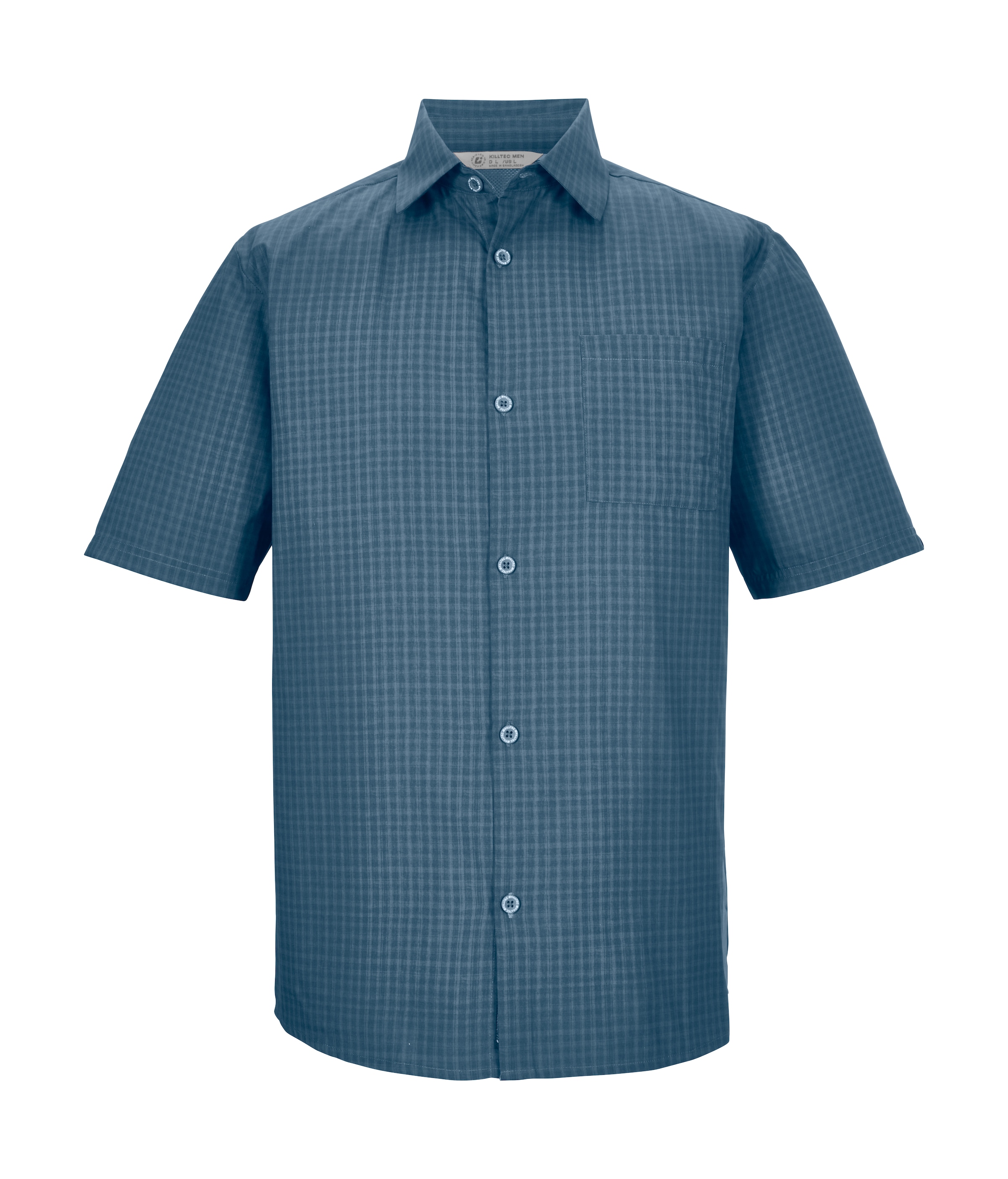 Blusa Donna Idrorepellente Killtec Kos Camicetta Funzionale Donna A Quadri - Idrorepellente E Traspirante - Maniche Corte Senza PFAS Killtec Moda Outdoor - 11