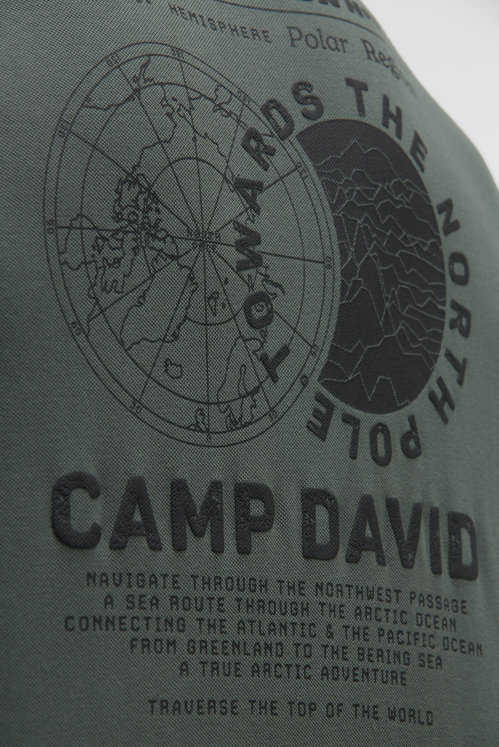 CAMP DAVID Poloshirt, aus Baumwolle