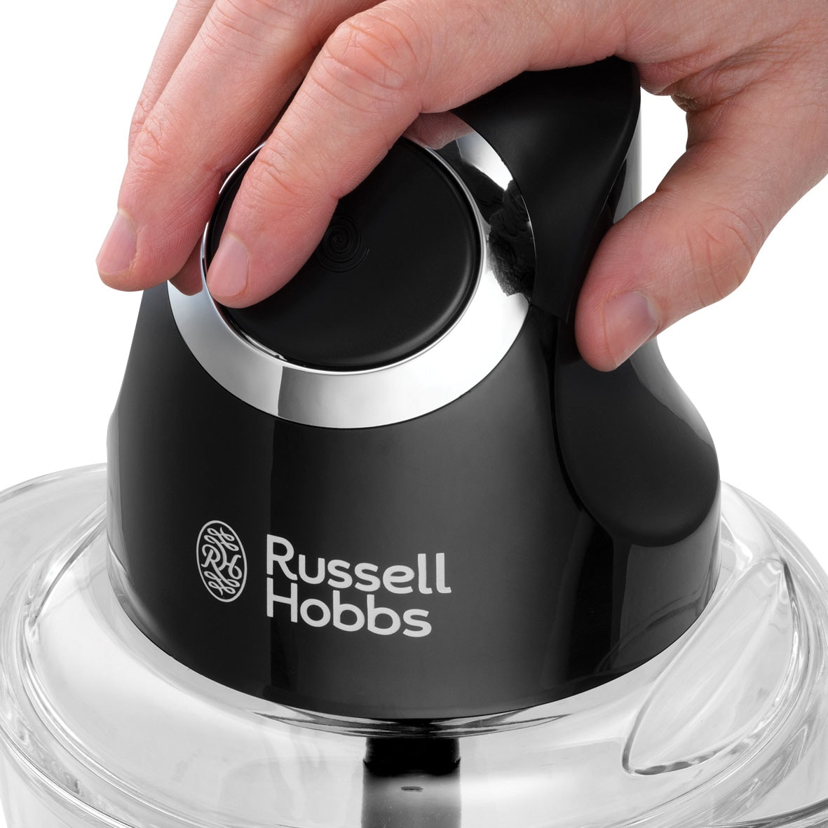 RUSSELL HOBBS Zerkleinerer »Matte Black 24662-56 Mini«, 200 W, Ein-Hand-Bedientaste