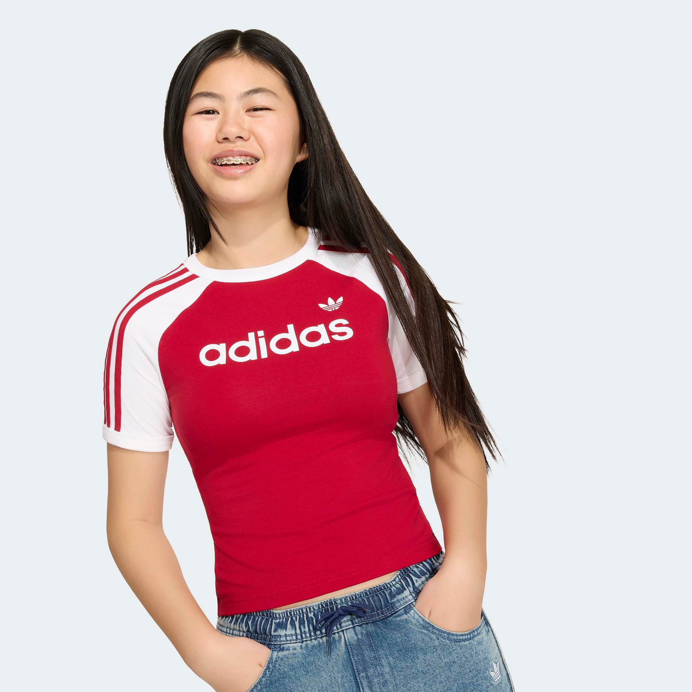 adidas Originals T-Shirt »3-STREIFEN SLIM«
