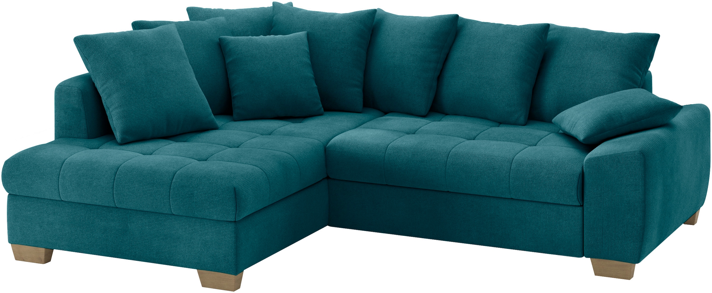 Mr. Couch Ecksofa "Nikita II, L-Form", Wahlweise mit Bettfunktion, Bettkast günstig online kaufen