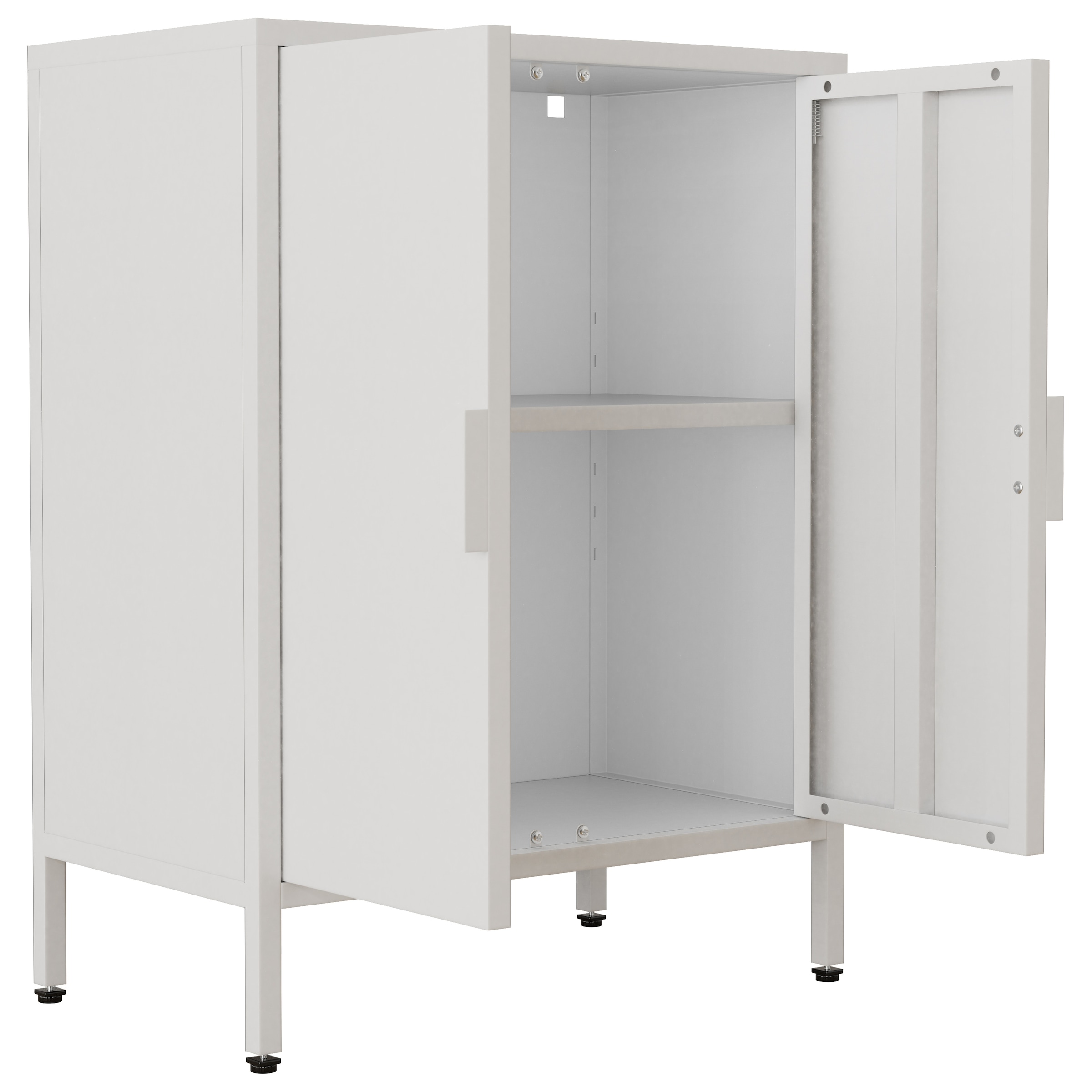 VCM Kommode »Stahl Kommode Sideboard Schrank Drehtüren Flokas S«