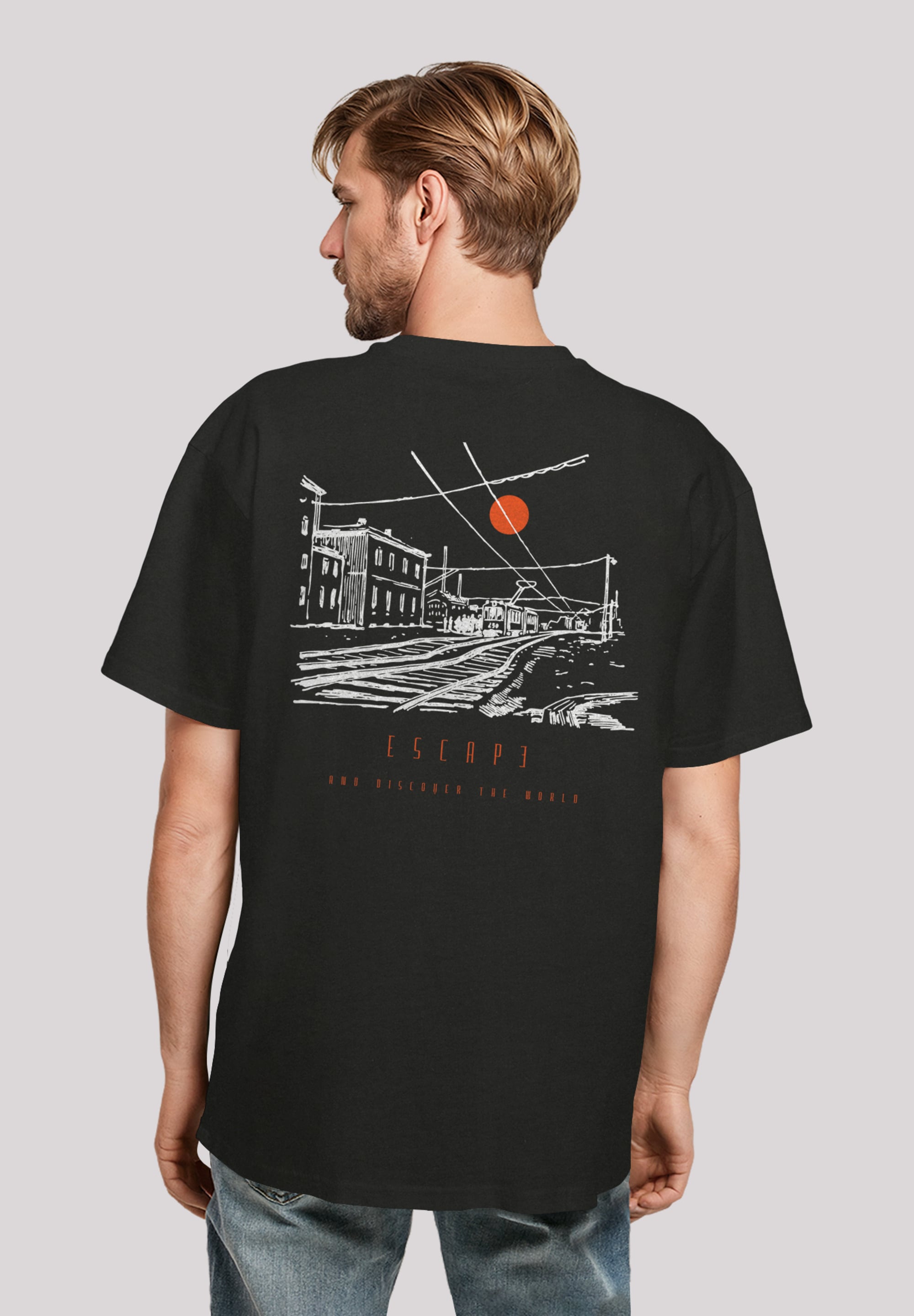 F4NT4STIC T-Shirt "Oversize Escape Discover the World Town", Premium Qualit günstig online kaufen