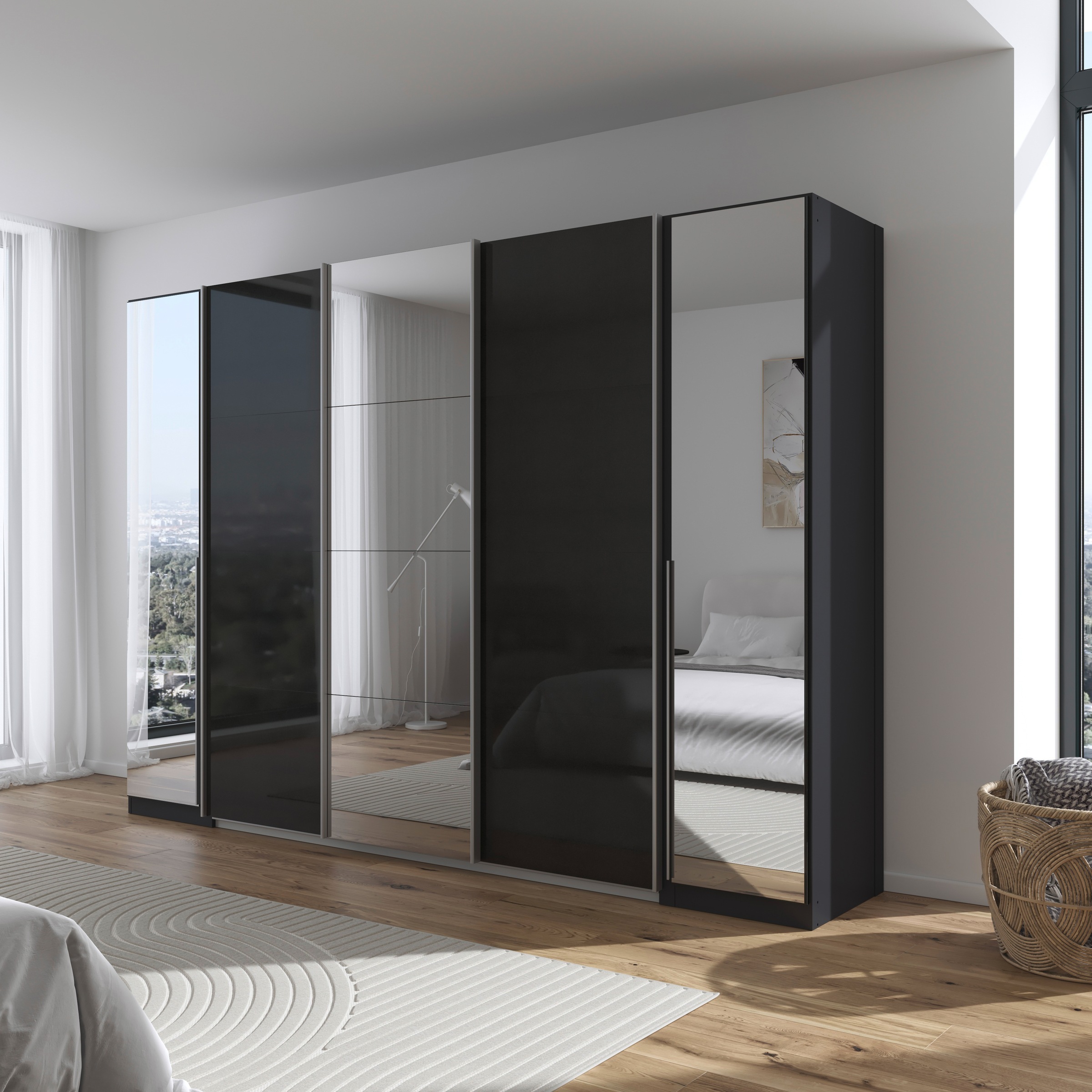 rauch Schwebetürenschrank "Dreh-/Schwebetürenschrank Kleiderschrank Familie günstig online kaufen