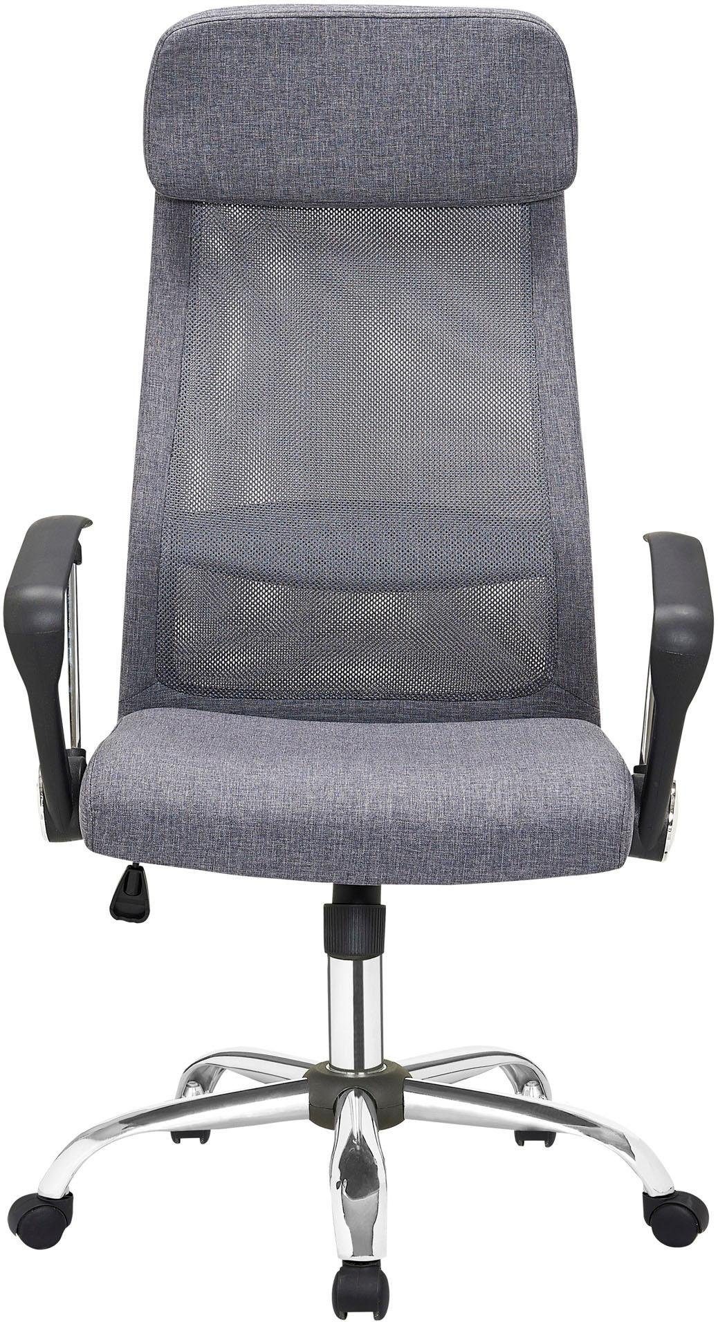SalesFever Drehstuhl, Stoff-Netzstoff, Charmantes Design mit Schmetterlings günstig online kaufen