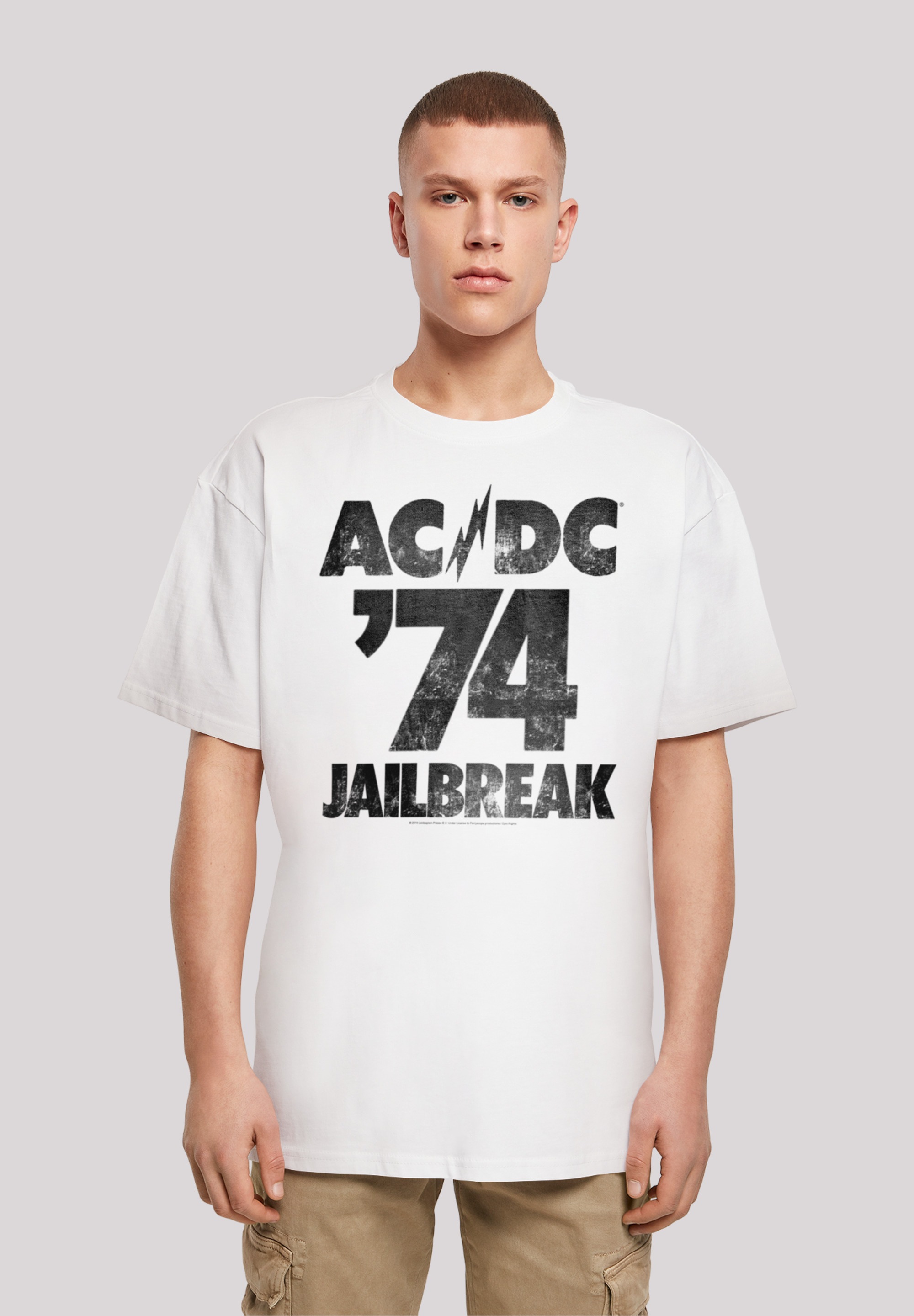 F4NT4STIC T-Shirt »ACDC Rock Band Shirt Jailbreak 74«, Print