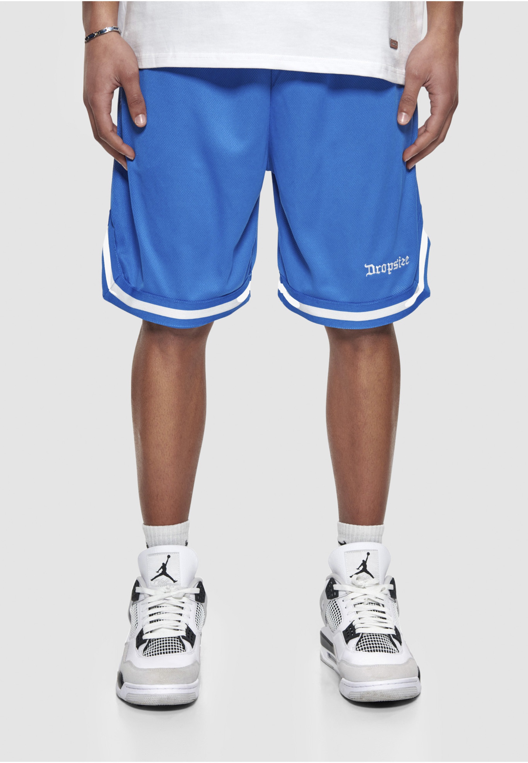 Dropsize Dropsize Logo Mesh Shorts Blue L 3