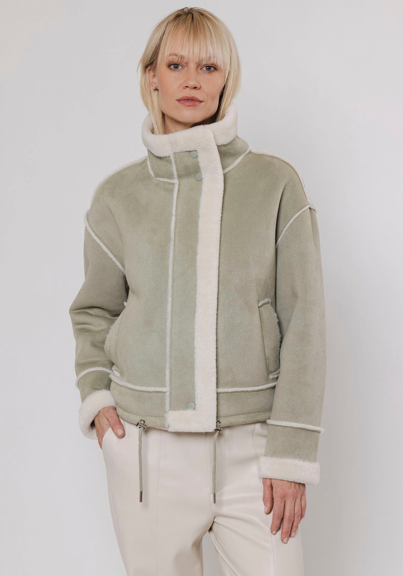 Rino & Pelle Kurzjacke "BECK" mit verdecktem Reißverschluss günstig online kaufen