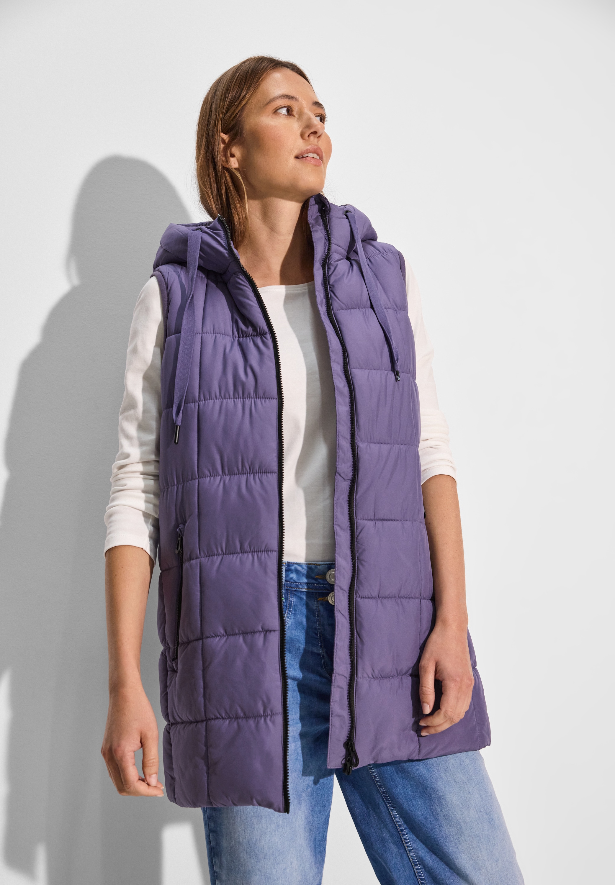 Cecil mit Kapuze mit Tunnelzugband günstig online kaufen