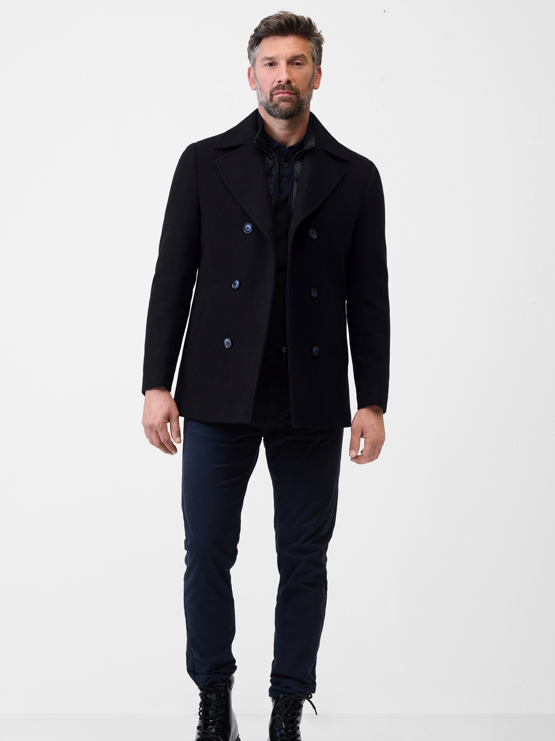 RICANO Cabanjacke »Cabanjacke Vincenzo« ohne Kapuze Handgefertigt aus feinster Wolle