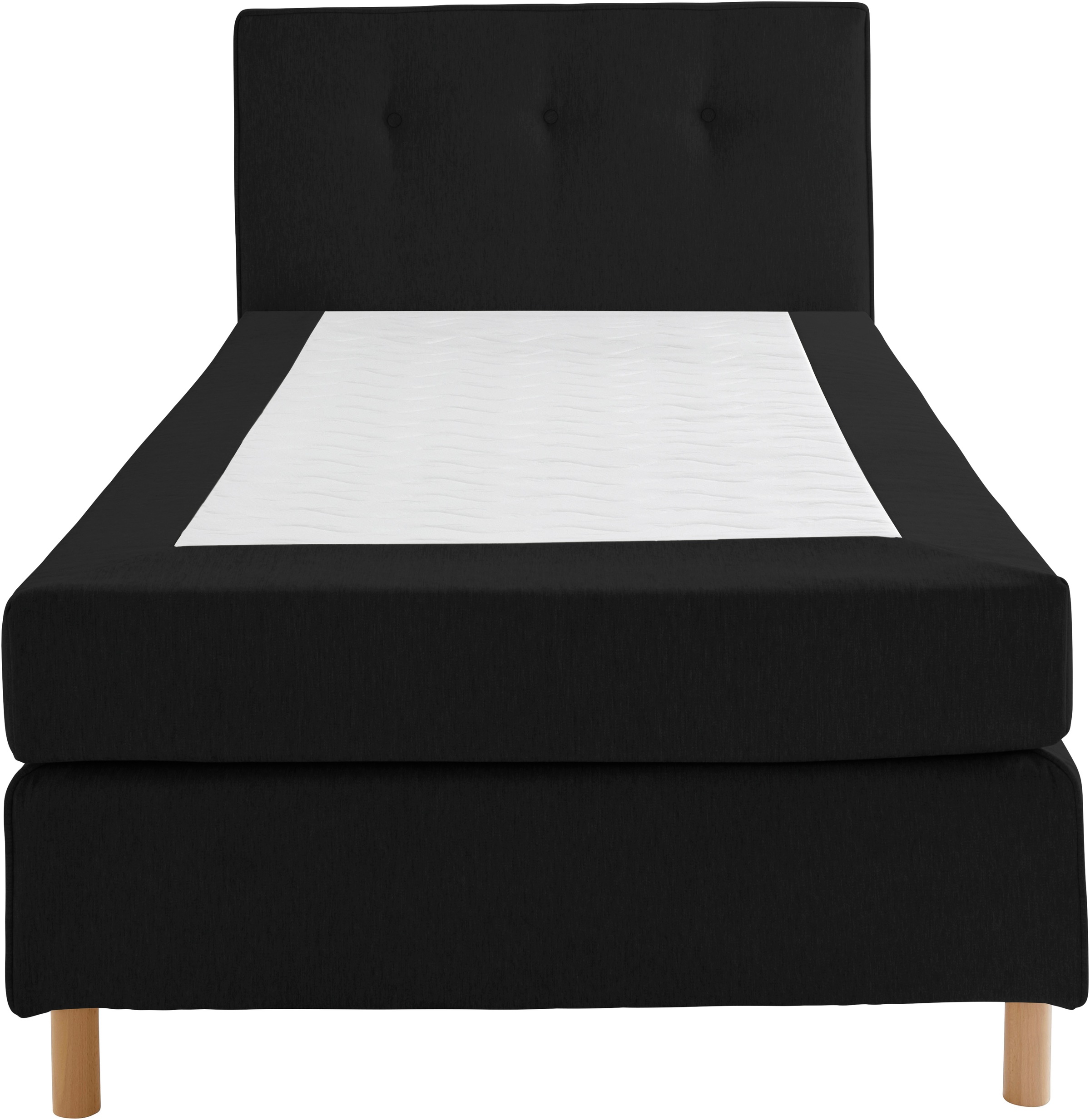 Home affaire Boxspringbett »Heimatblick 100x200cm beliebig erweiterbar zu Doppel- und Familienbett«, Einzelbett, Hotelbett erhältlich in H2,H3 & H4